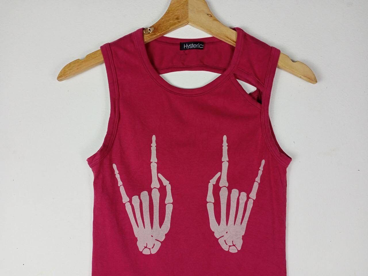 Futura HYSTERIC GLAMOUR X FUTURA SKELETON SKULLS DESIGN TANKTOP Size S / US 4 / IT 40 - 3 Thumbnail