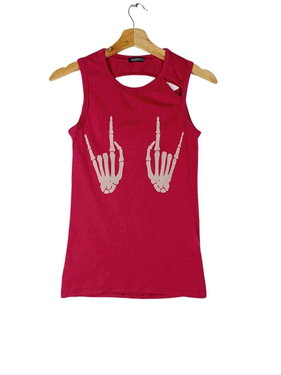 Futura HYSTERIC GLAMOUR X FUTURA SKELETON SKULLS DESIGN TANKTOP Size S / US 4 / IT 40 - 1 Thumbnail