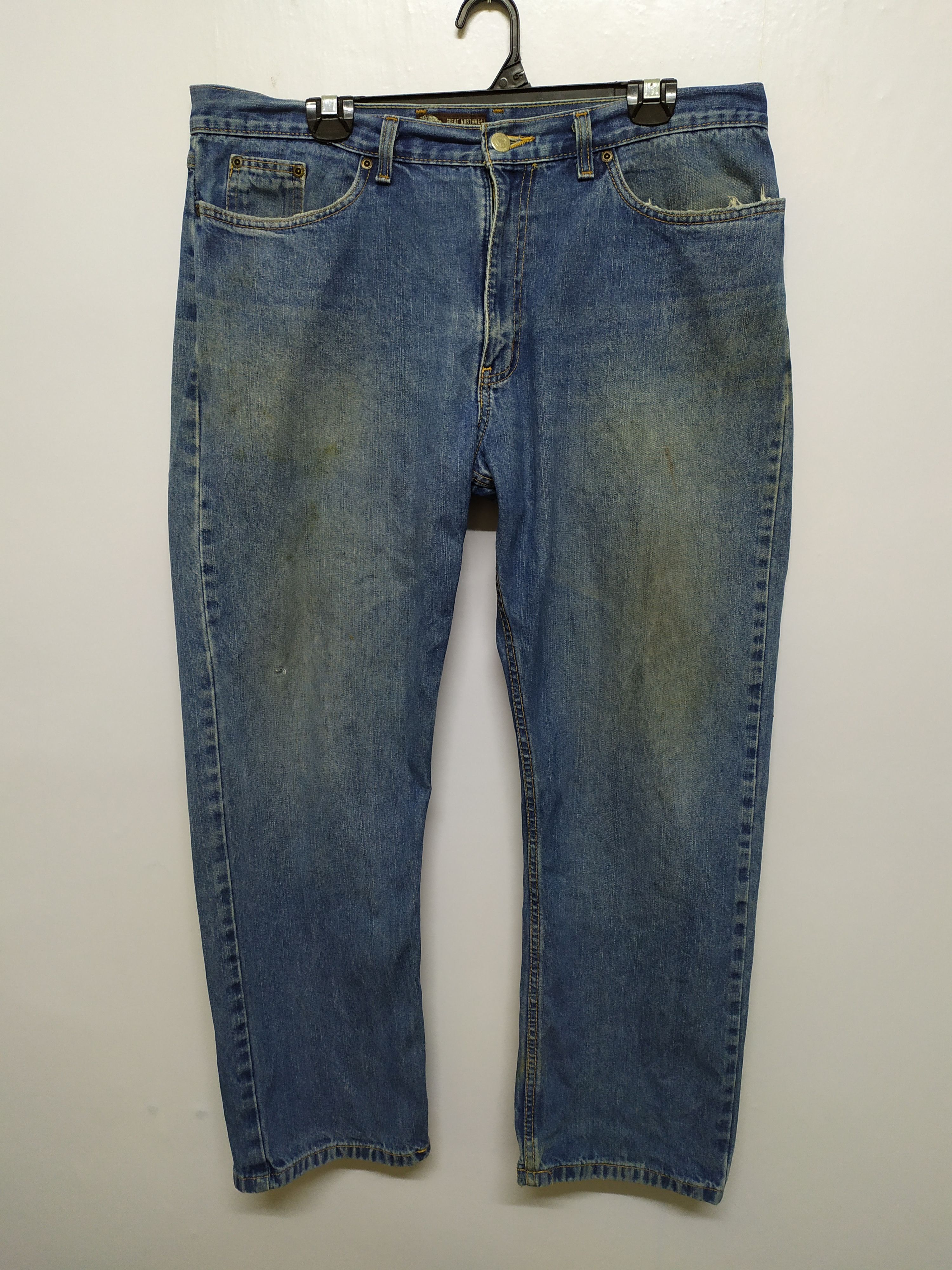 GREAT NORTHWEST FADED JEANS DENIM PANTS