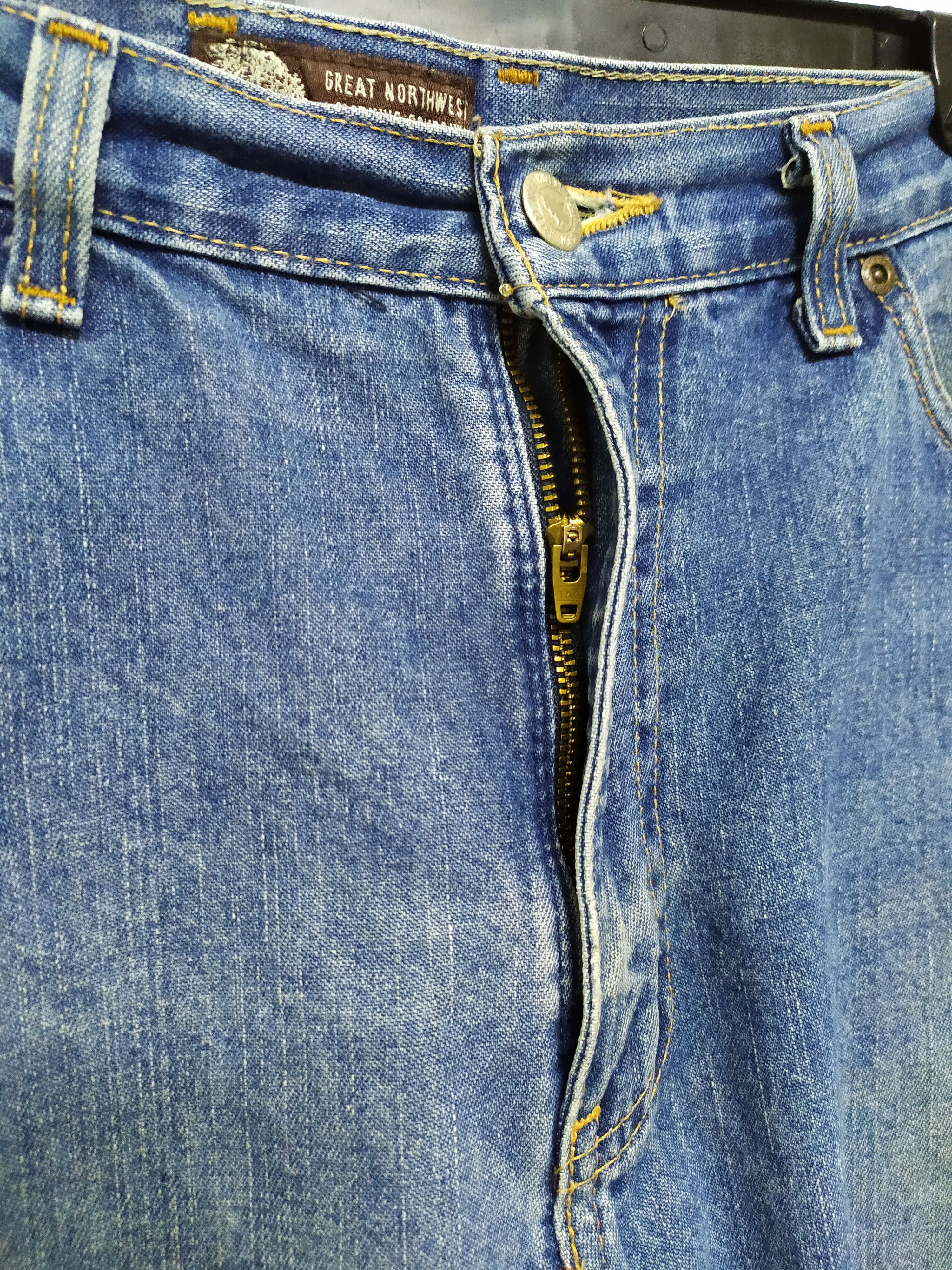 Great Northwest × Jean GREAT NORTHWEST FADED JEANS DENIM PANTS Size US 36 / EU 52 - 7 Thumbnail