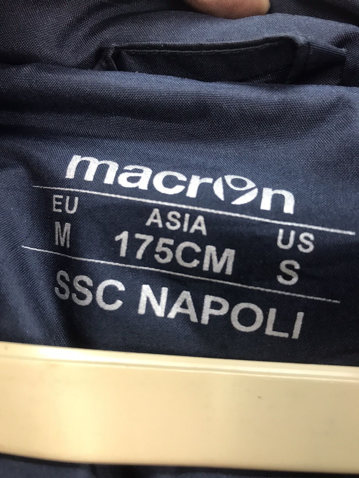 Macron Ssc Napoli football club zipper jacket Size US M / EU 48-50 / 2 - 3 Thumbnail