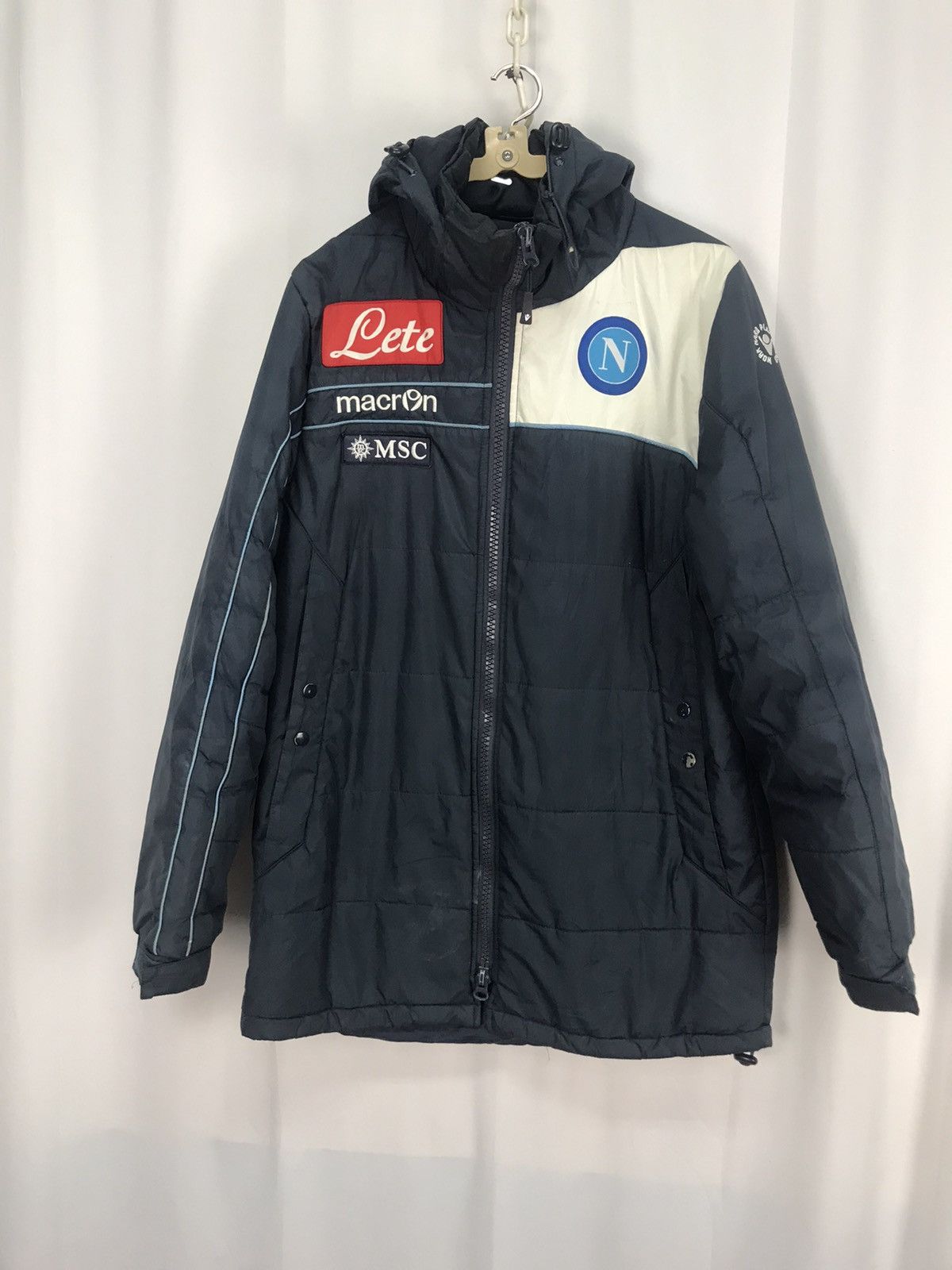 Macron Ssc Napoli football club zipper jacket Size US M / EU 48-50 / 2 - 8 Thumbnail