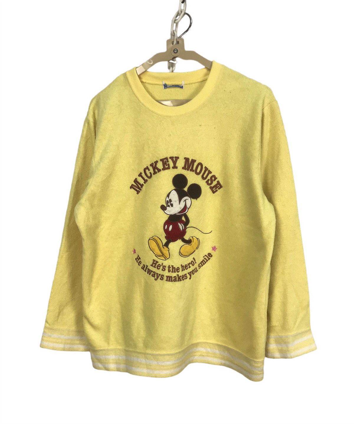 Disney × Mickey Mouse × Vintage Vintage Mickey Mouse fleece long sleeve shirt Size US M / EU 48-50 / 2 - 1 Thumbnail