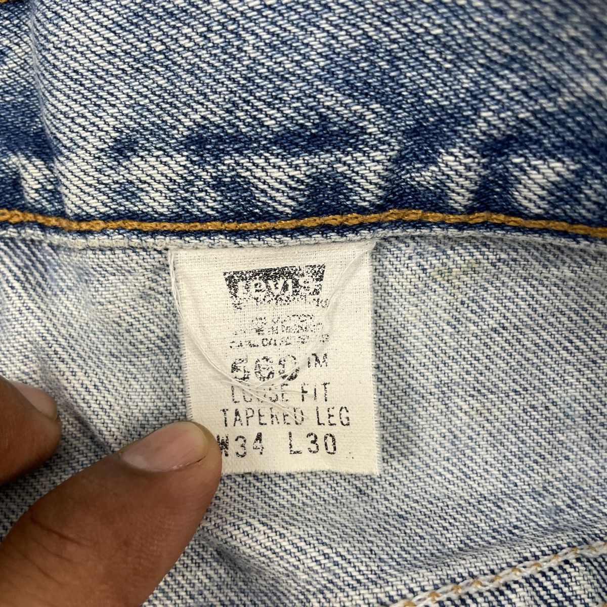 Levi's × Vintage Vintage Levi's 560 Blue Light Wash -wc092 Size US 33 - 9 Thumbnail