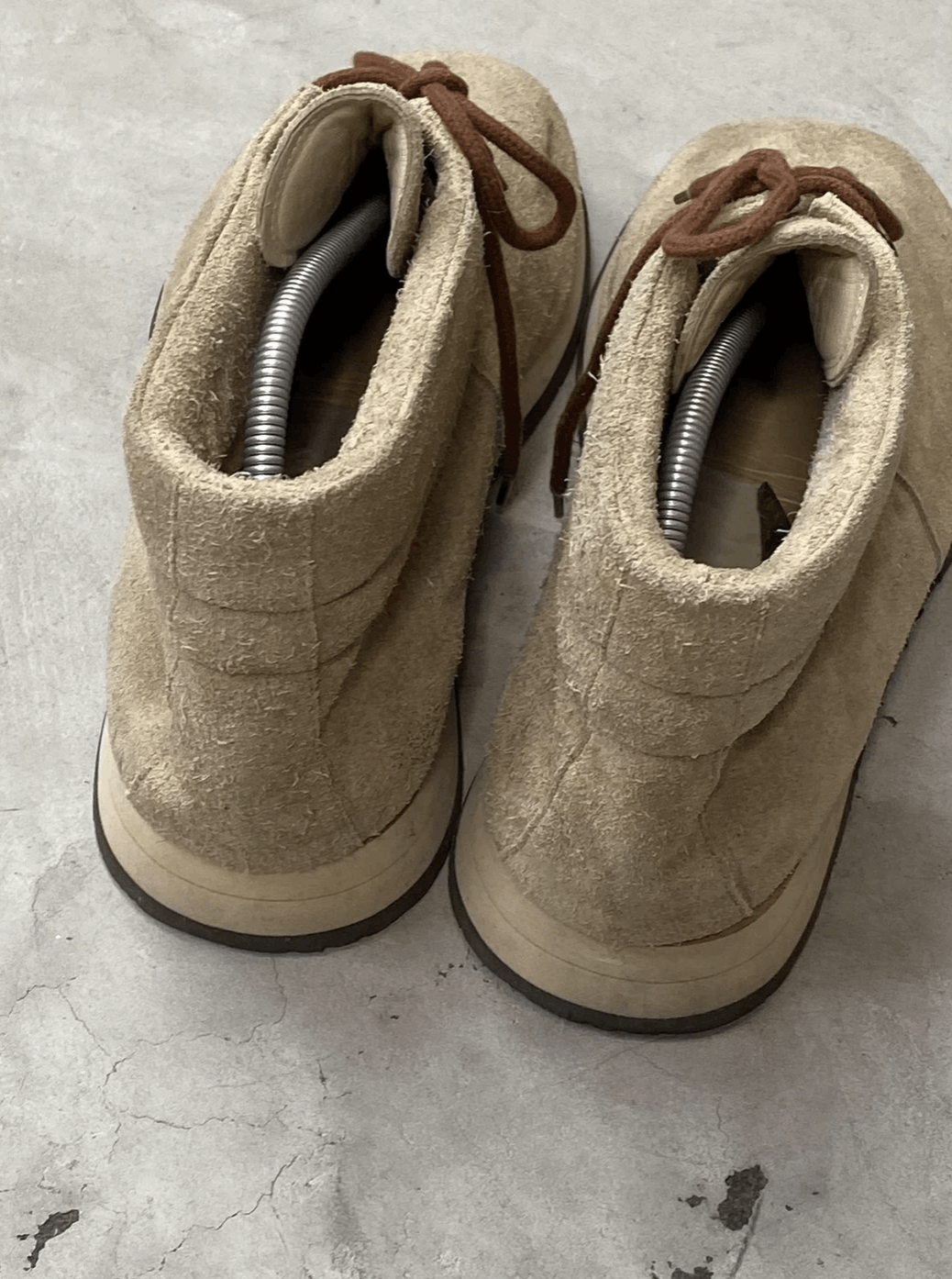 Number (N)ine FW/08 N(N) Runway Suede Hiking Boots Size US 10 / EU 43 - 9 Thumbnail