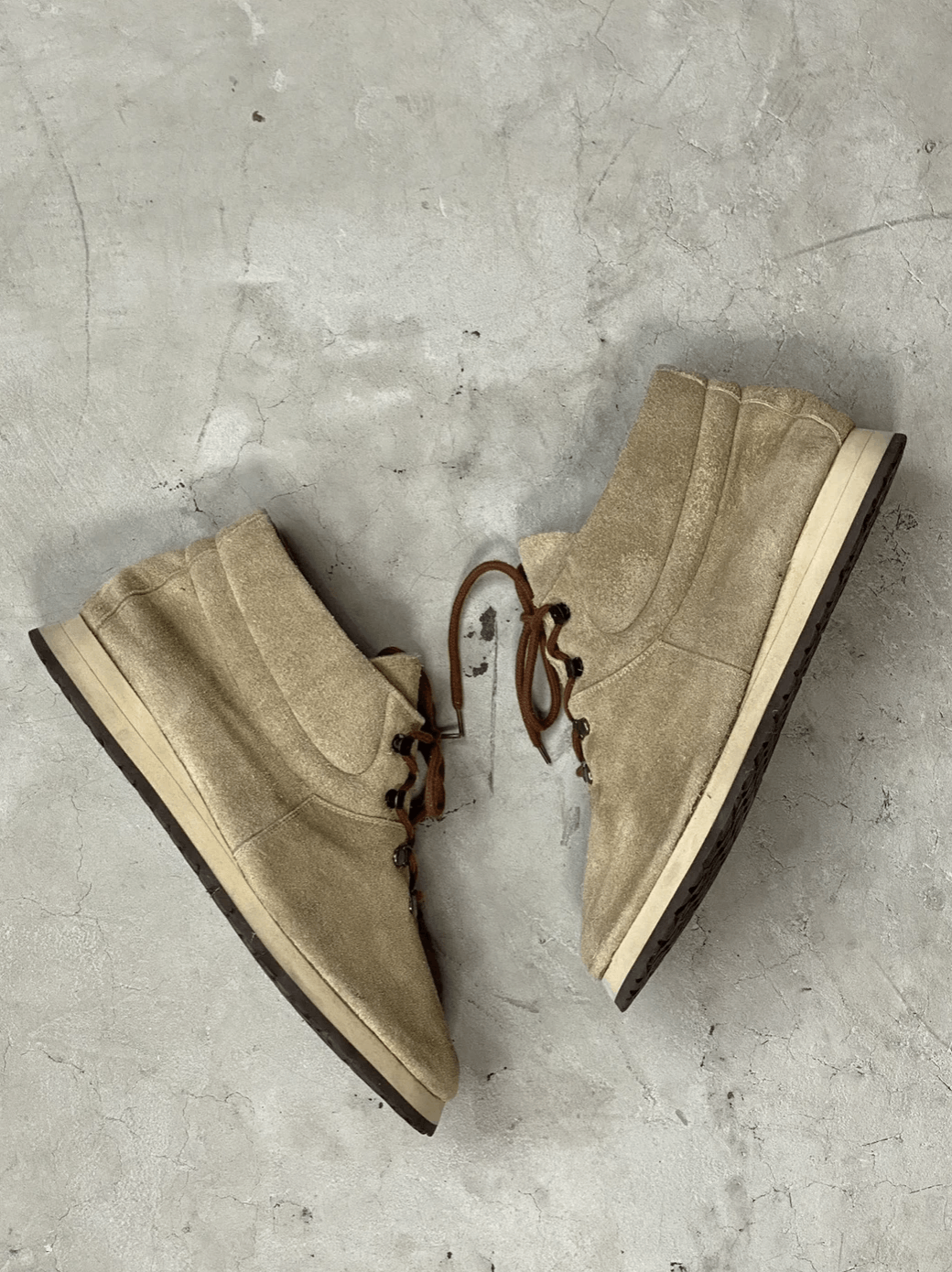 Number (N)ine FW/08 N(N) Runway Suede Hiking Boots Size US 10 / EU 43 - 7 Thumbnail