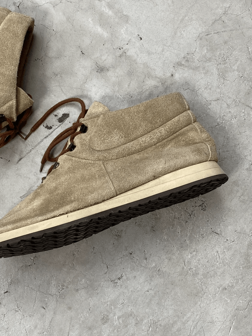 Number (N)ine FW/08 N(N) Runway Suede Hiking Boots Size US 10 / EU 43 - 5 Thumbnail