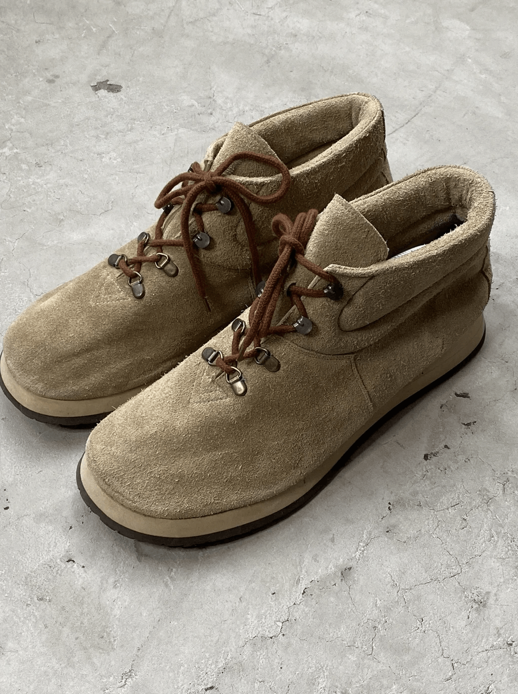 Number (N)ine FW/08 N(N) Runway Suede Hiking Boots Size US 10 / EU 43 - 4 Thumbnail