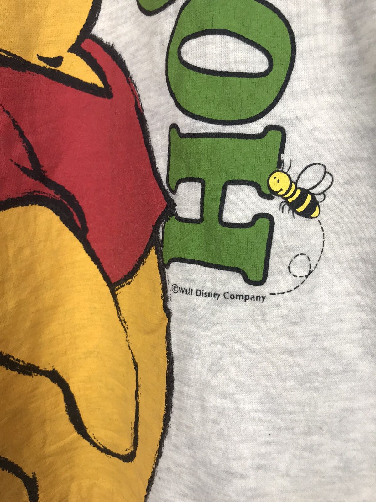 Cartoon Network × Disney × Vintage Overprint Pooh Disney 3quanter long sleeve shirt by dia club Size US M / EU 48-50 / 2 - 3 Thumbnail
