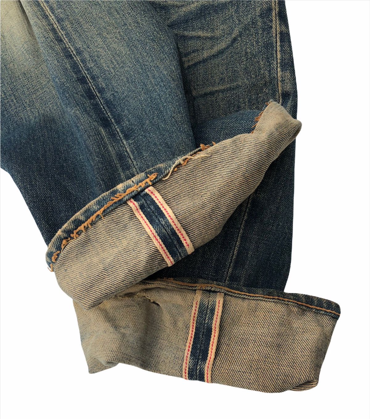 Denime 🔥Hard to Find 🔥Vintage Denime Distressed Jeans Size US 26 / EU 42 - 9 Thumbnail