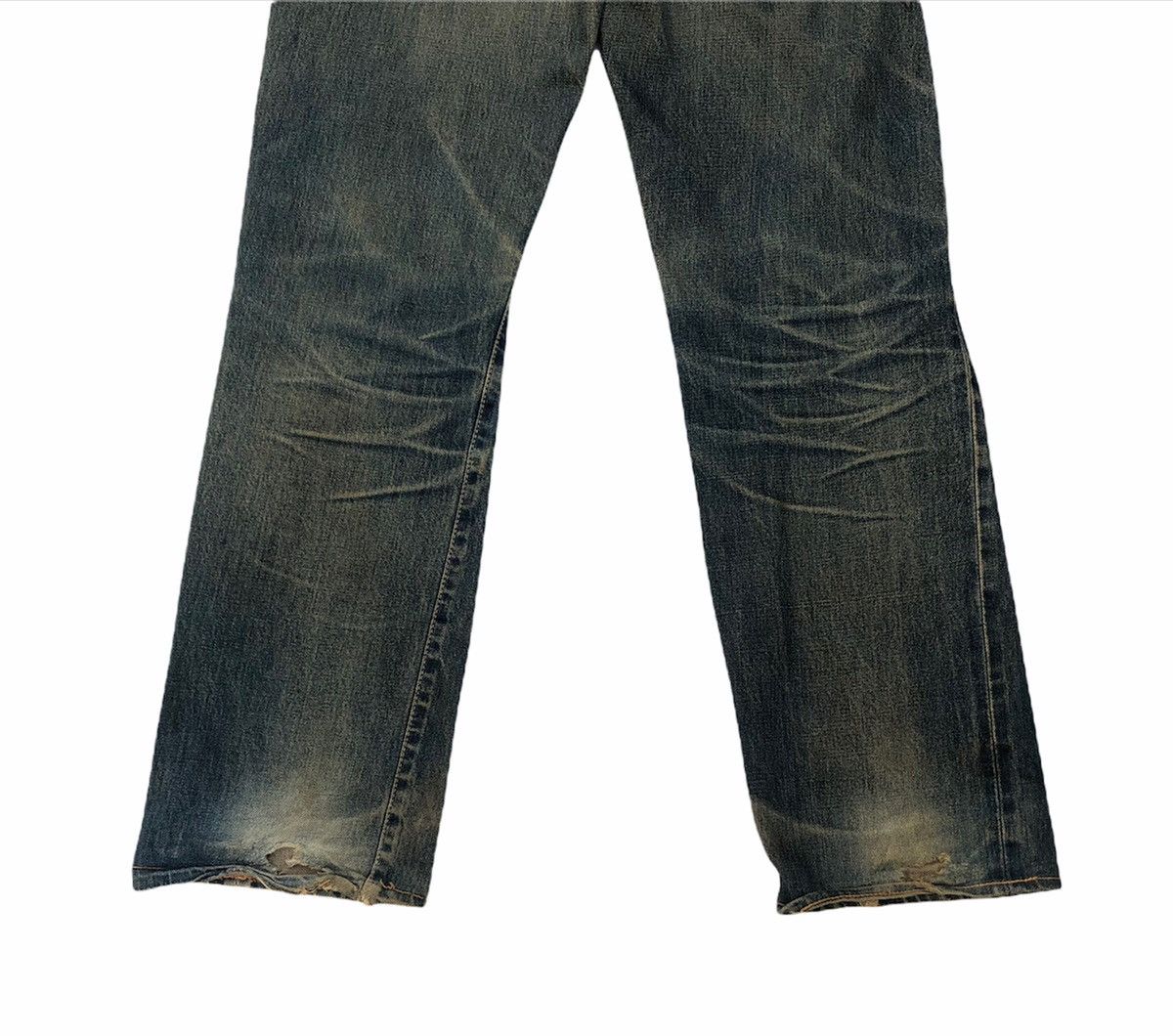 Denime 🔥Hard to Find 🔥Vintage Denime Distressed Jeans Size US 26 / EU 42 - 7 Thumbnail