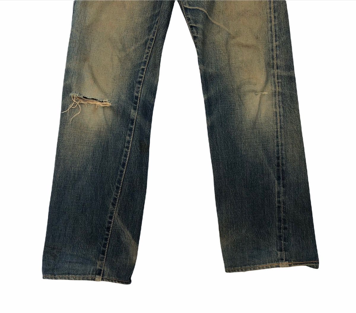 Denime 🔥Hard to Find 🔥Vintage Denime Distressed Jeans Size US 26 / EU 42 - 4 Thumbnail