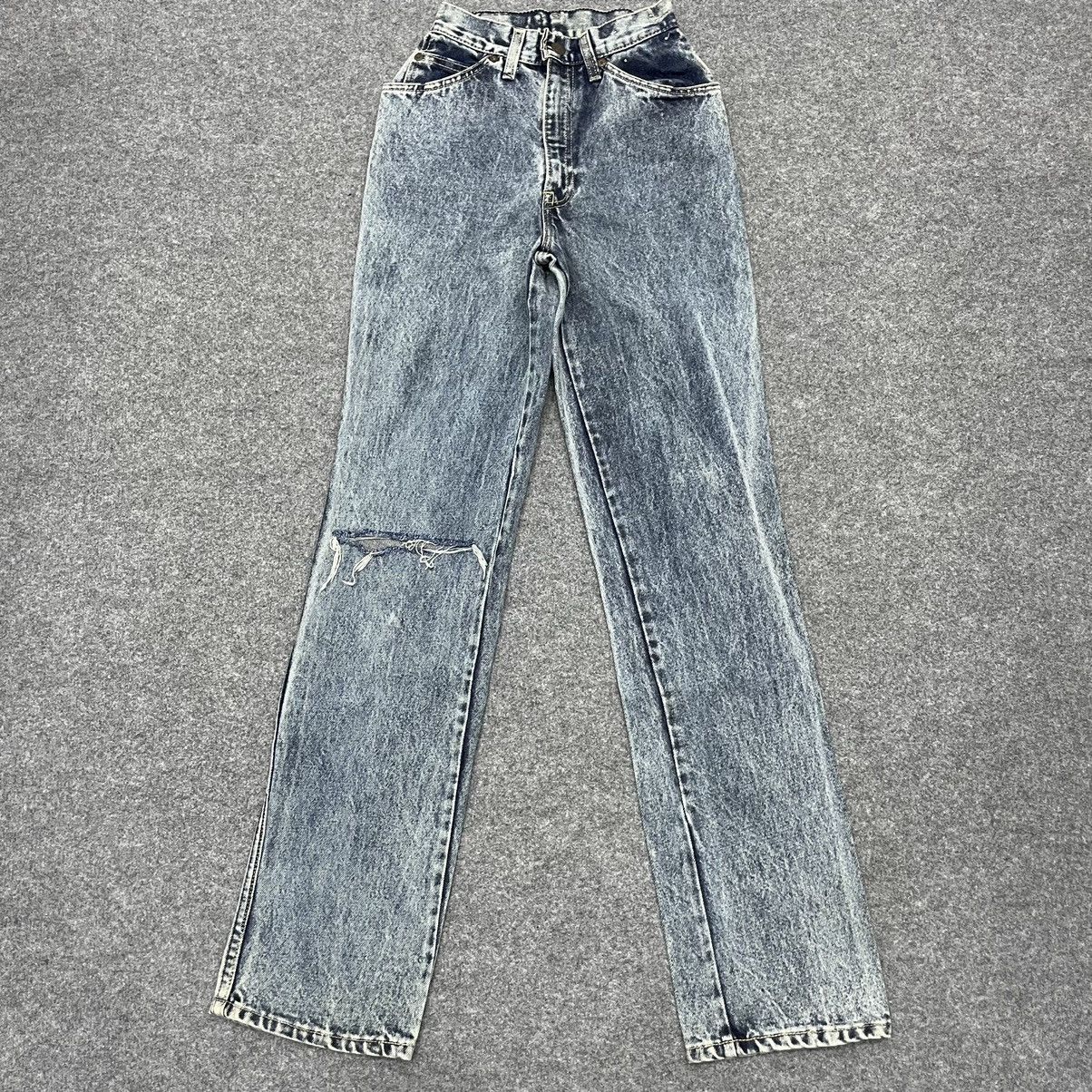 Levi's × Vintage Vintage Levi's Distressed Women Asid Wash -wc071 Size 26" / US 2 / IT 38 - 2 Thumbnail
