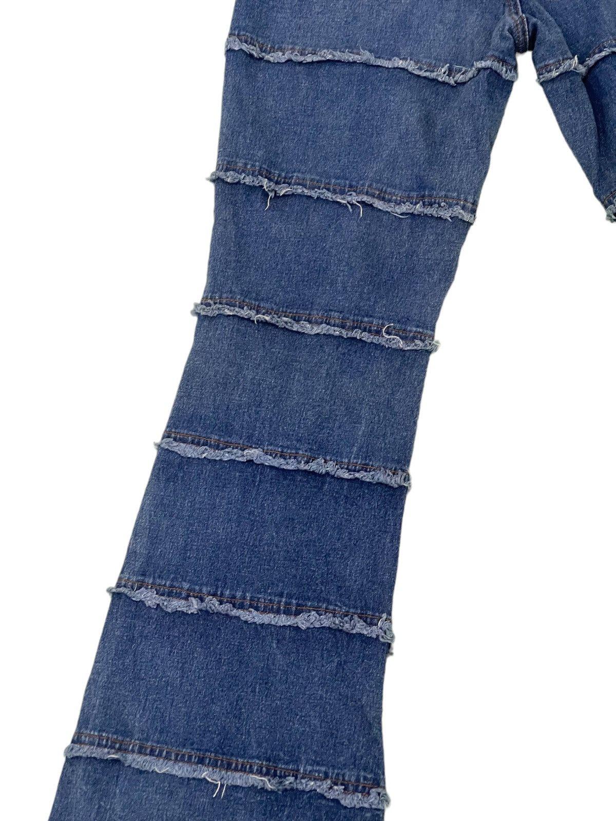 Japanese Brand Flare Jeans Sun Lucas Hagi Thin Stretch Skinny Boot Cut 1🟦4 Size US 29 - 17 Thumbnail