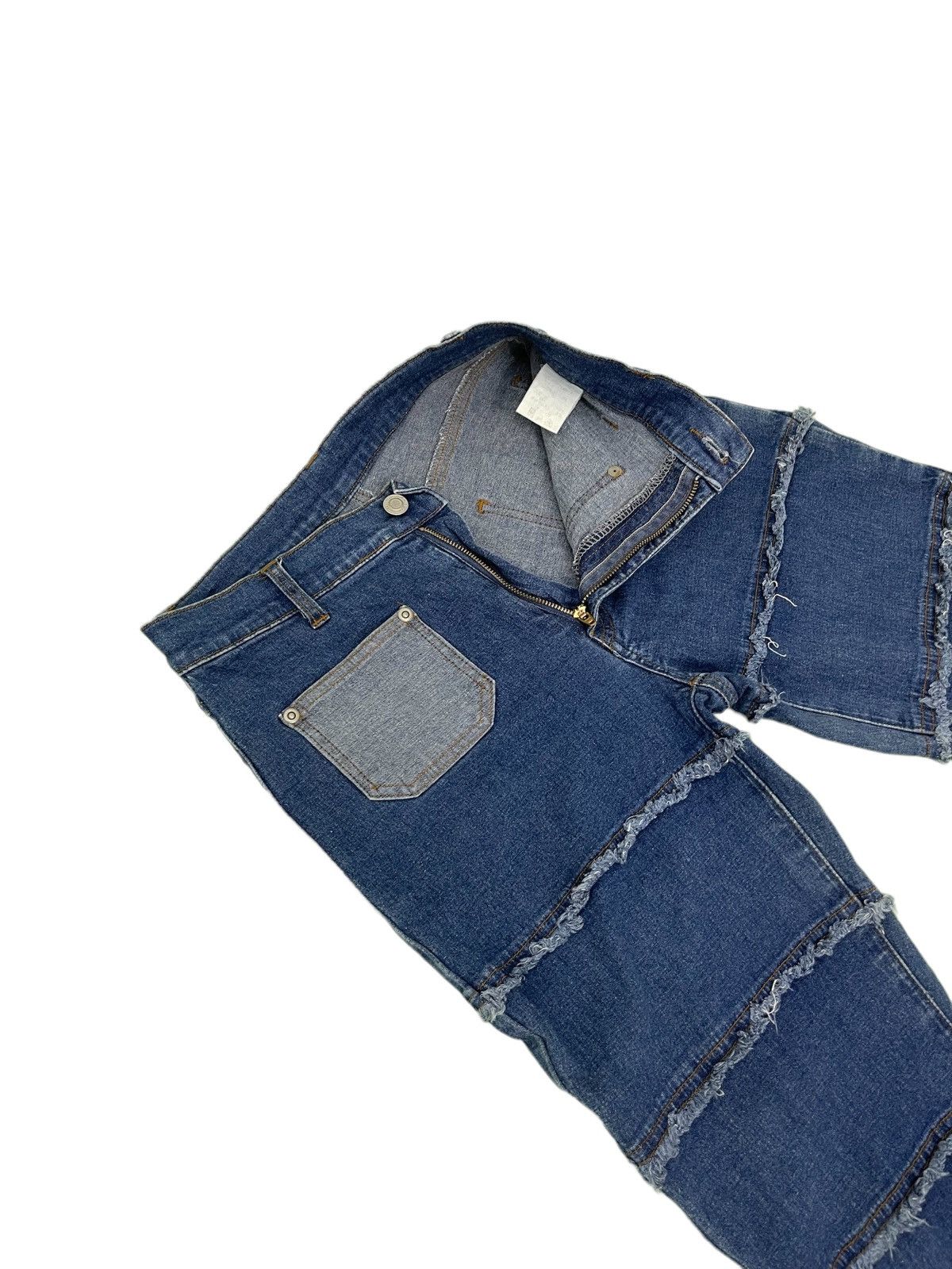 Japanese Brand Flare Jeans Sun Lucas Hagi Thin Stretch Skinny Boot Cut 1🟦4 Size US 29 - 11 Thumbnail