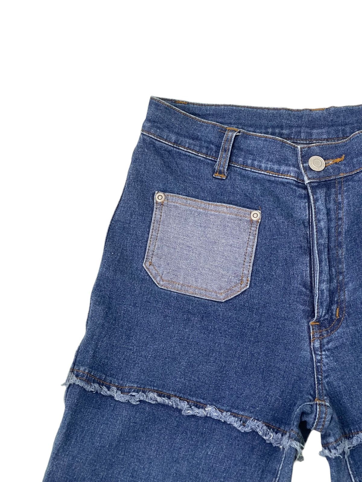 Japanese Brand Flare Jeans Sun Lucas Hagi Thin Stretch Skinny Boot Cut 1🟦4 Size US 29 - 10 Thumbnail