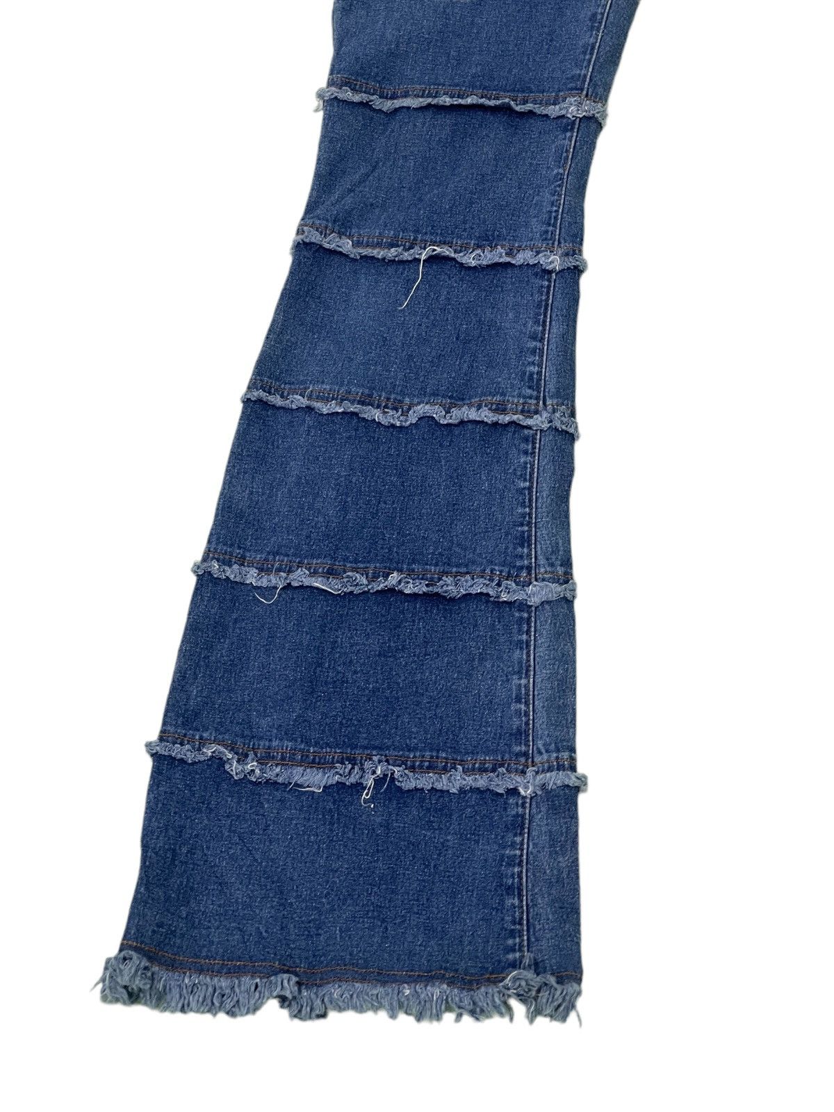 Japanese Brand Flare Jeans Sun Lucas Hagi Thin Stretch Skinny Boot Cut 1🟦4 Size US 29 - 5 Thumbnail