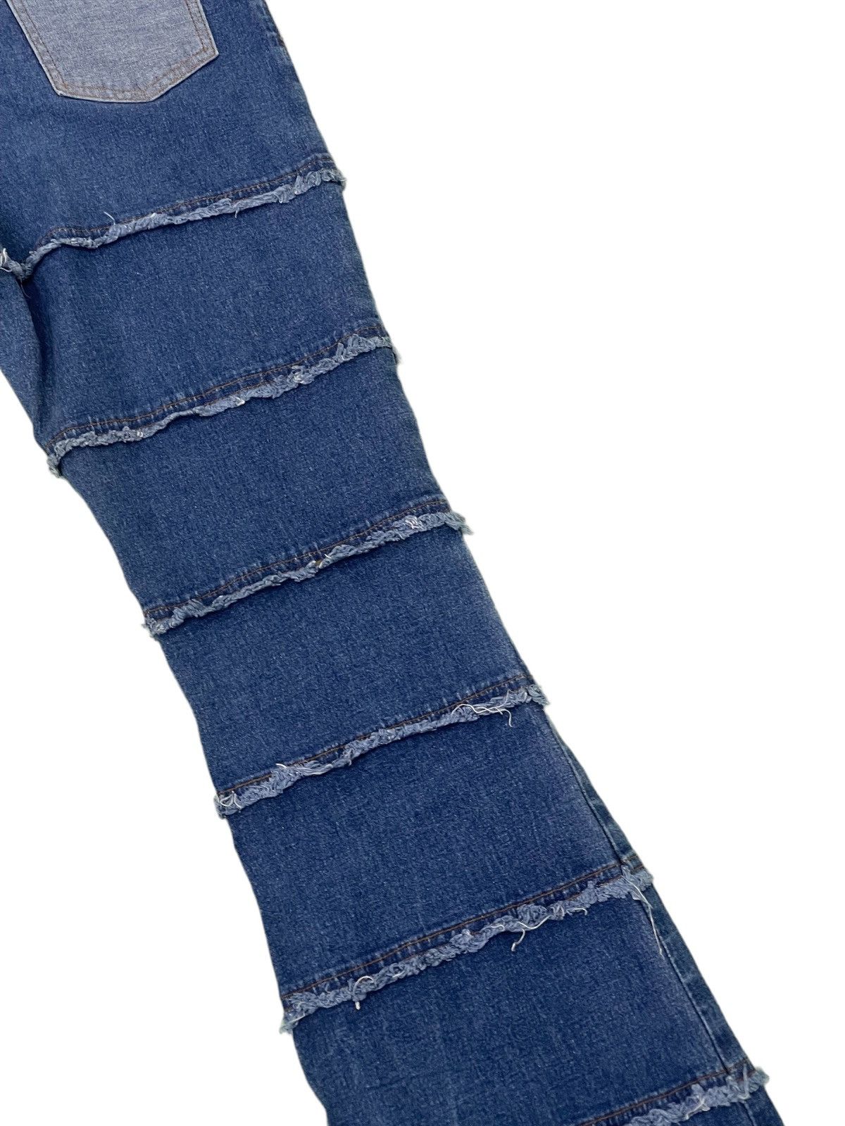 Japanese Brand Flare Jeans Sun Lucas Hagi Thin Stretch Skinny Boot Cut 1🟦4 Size US 29 - 18 Thumbnail