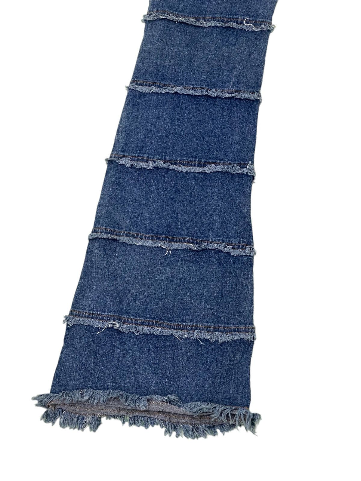 Japanese Brand Flare Jeans Sun Lucas Hagi Thin Stretch Skinny Boot Cut 1🟦4 Size US 29 - 15 Thumbnail