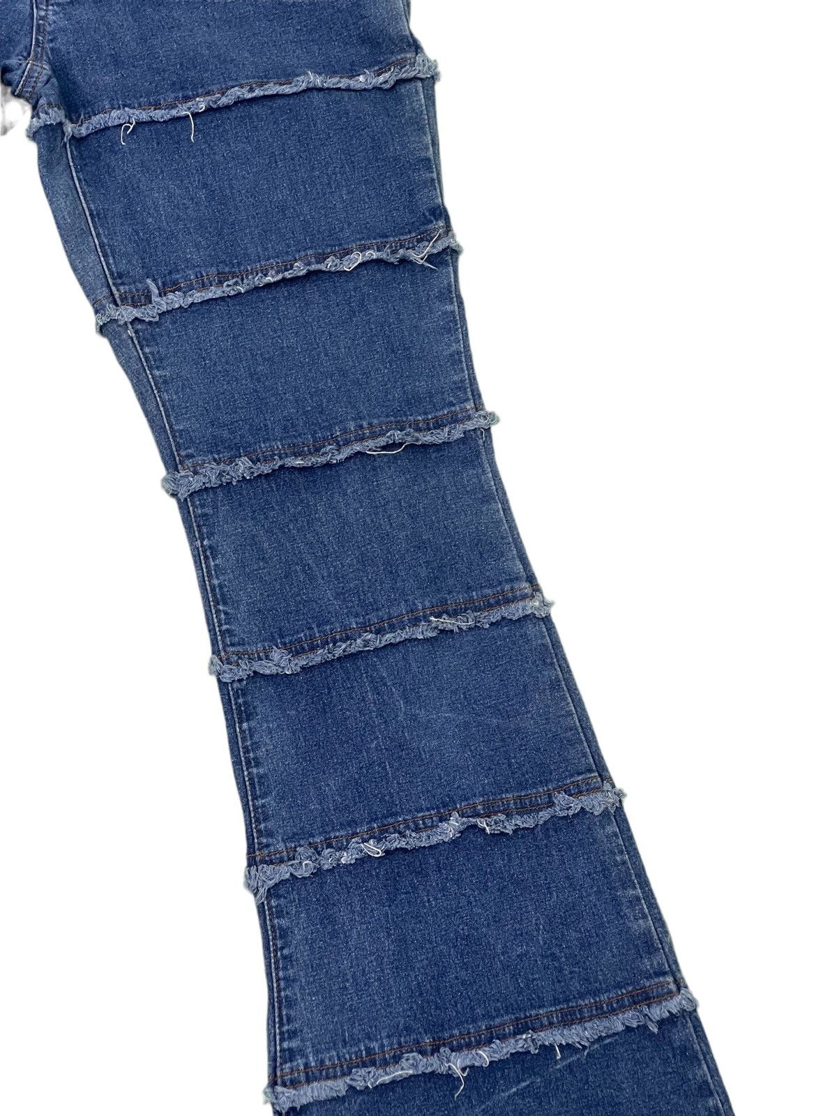 Japanese Brand Flare Jeans Sun Lucas Hagi Thin Stretch Skinny Boot Cut 1🟦4 Size US 29 - 6 Thumbnail