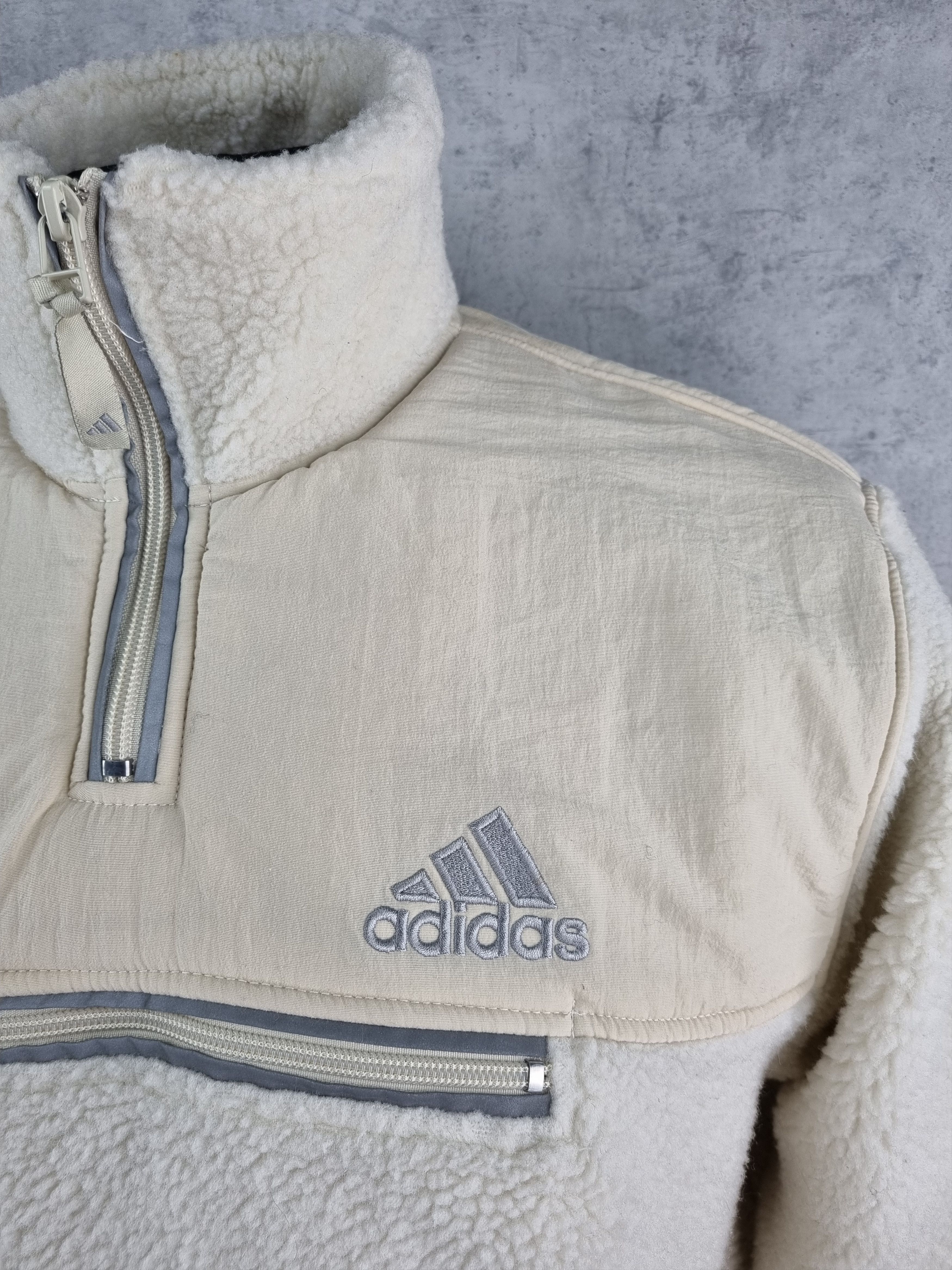 Adidas × Vintage 90s Adidas Sherpa Skidoo Deep pile Fleece NIKE ACG style Size US M / EU 48-50 / 2 - 4 Thumbnail