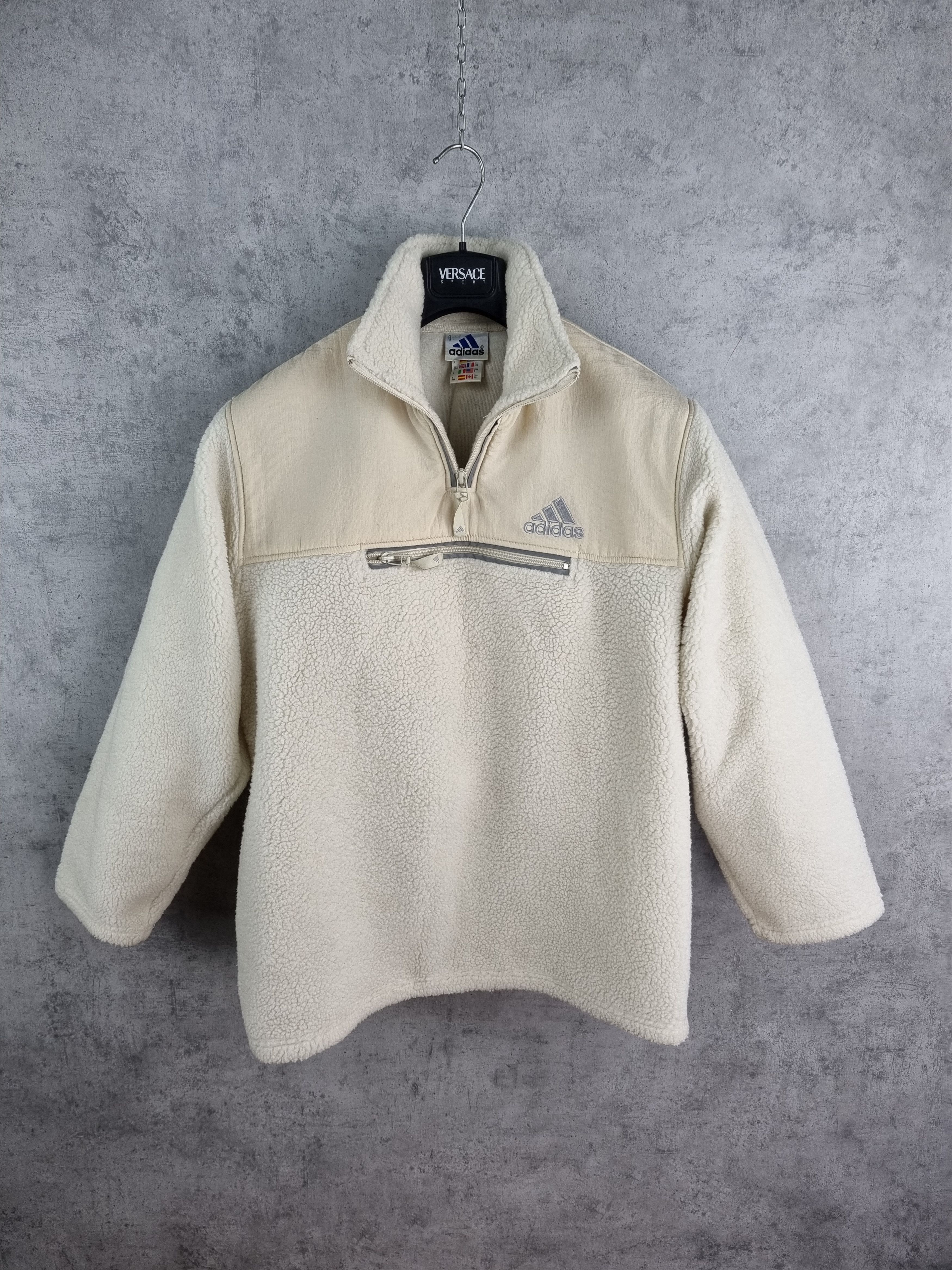 Adidas × Vintage 90s Adidas Sherpa Skidoo Deep pile Fleece NIKE ACG style Size US M / EU 48-50 / 2 - 6 Thumbnail