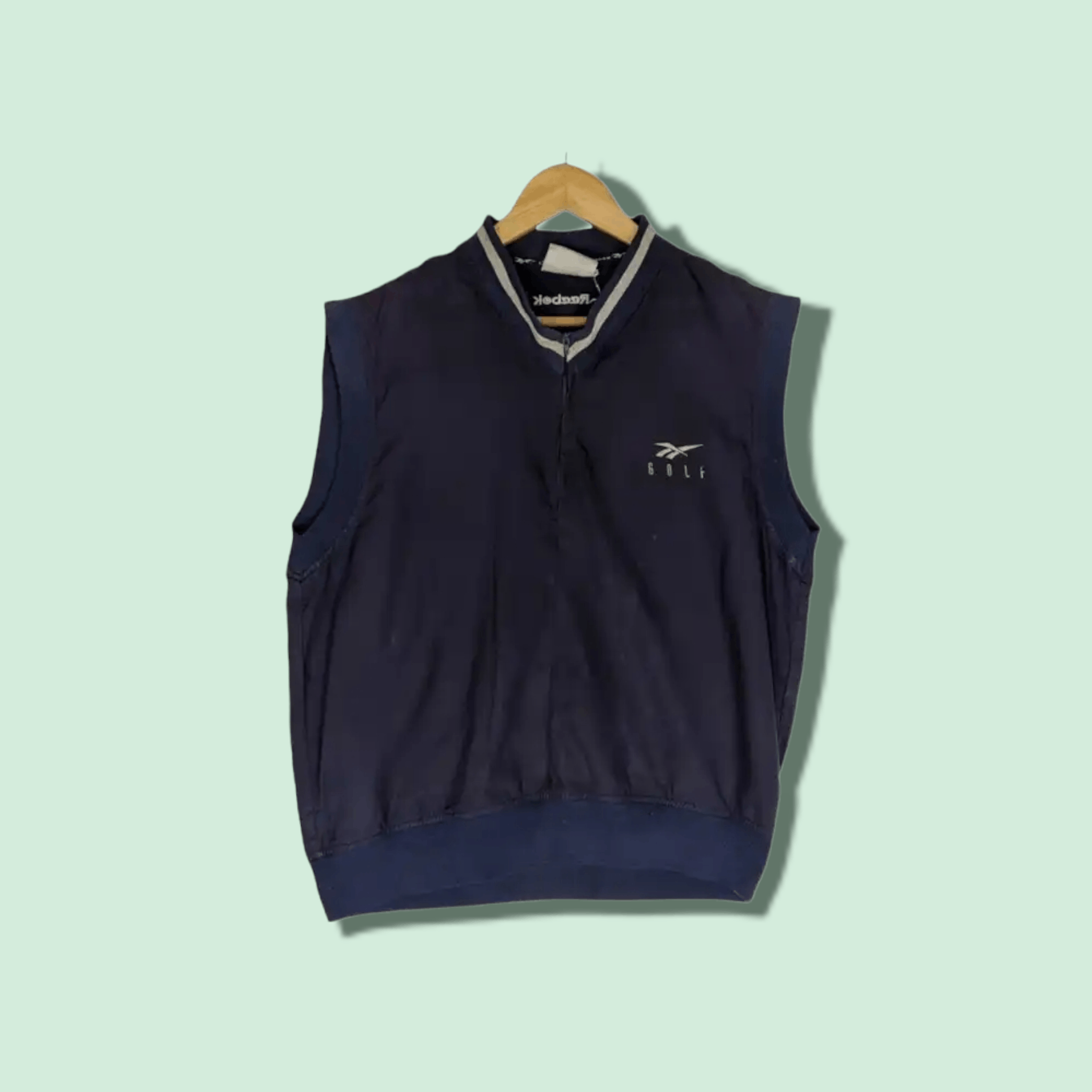 Reebok × Vintage Vintage 80's REEBOK Golf Vest Jacket Size US S / EU 44-46 / 1 - 1 Thumbnail