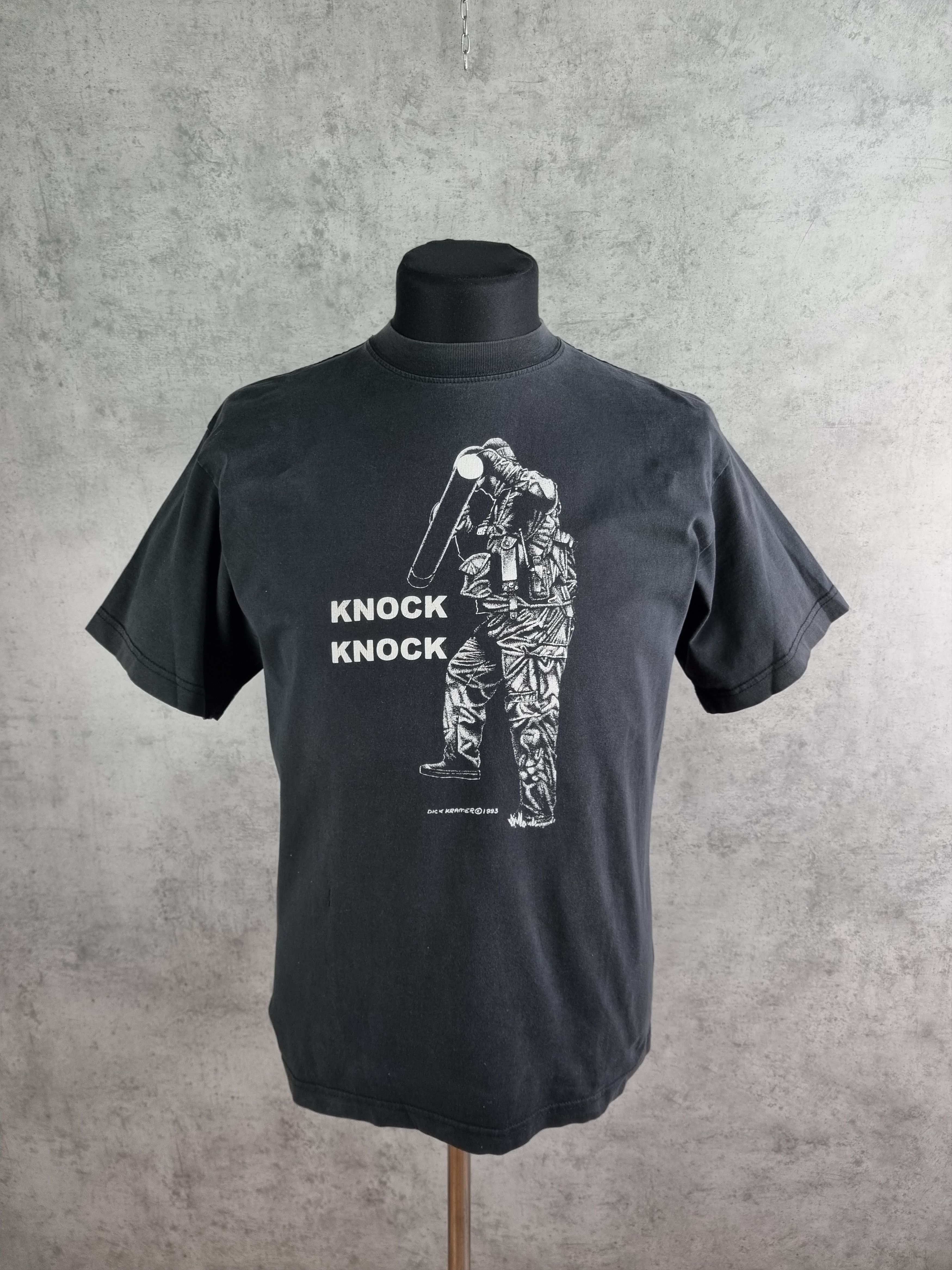 Japanese Brand 1993 Knock Knock We Make House Calls Vintage Tee Shirt Size US L / EU 52-54 / 3 - 5 Thumbnail