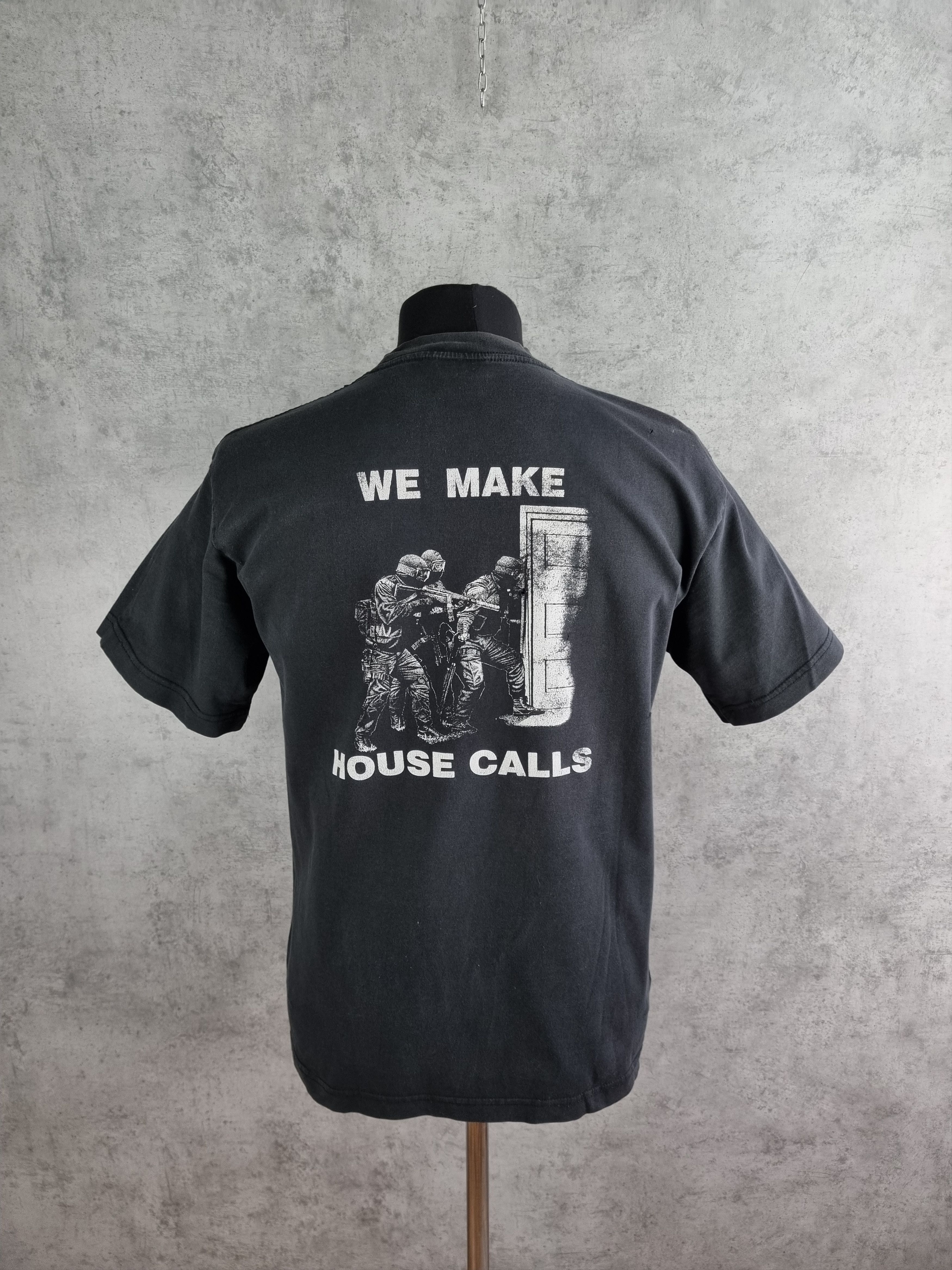 Japanese Brand 1993 Knock Knock We Make House Calls Vintage Tee Shirt Size US L / EU 52-54 / 3 - 6 Thumbnail