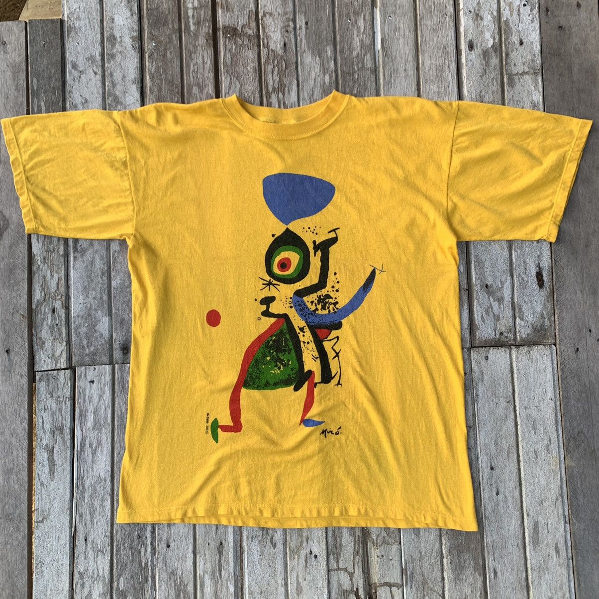 🔥Vintage Rare Succ Joan Miro 1997 Art Tee🔥