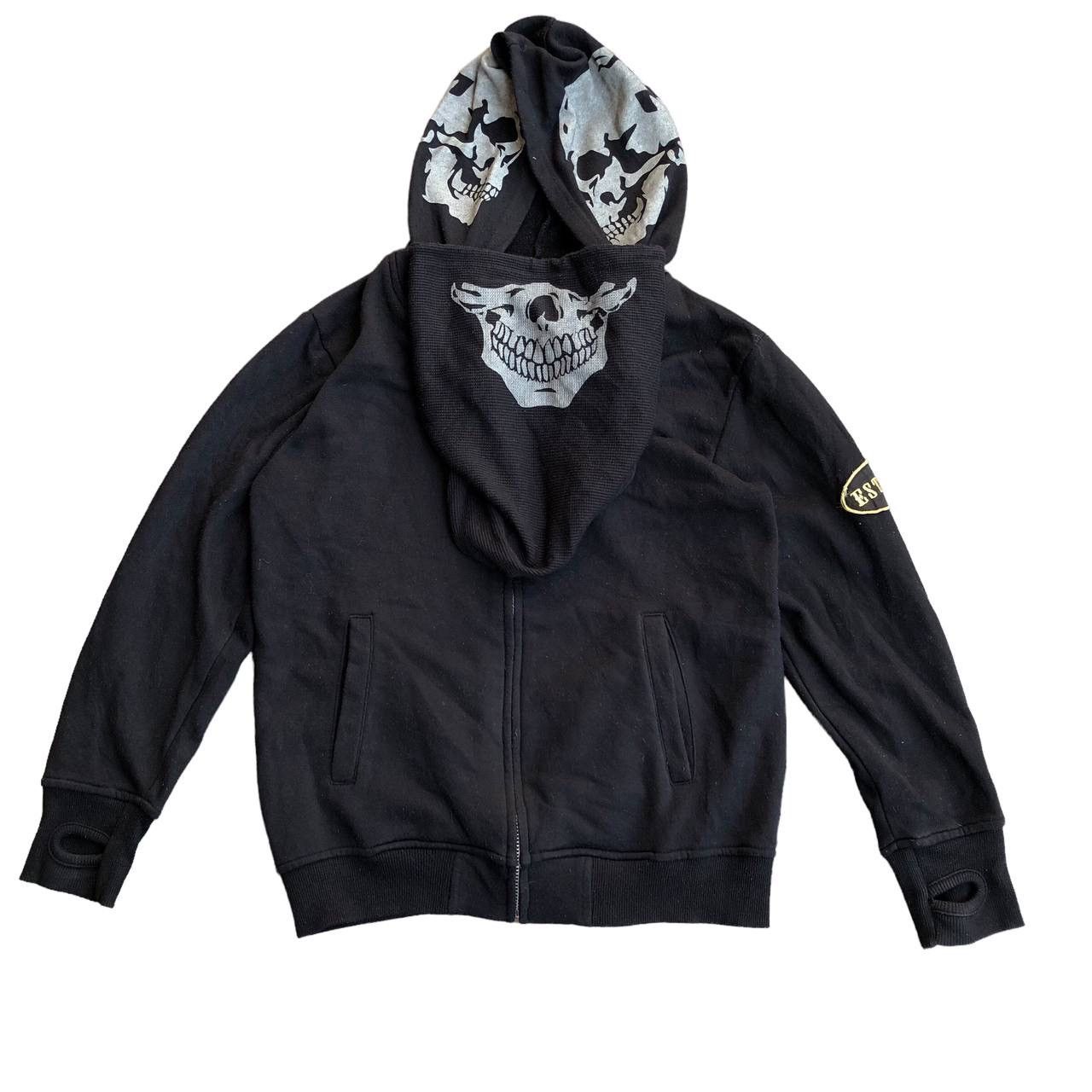 Japanese Brand RARE ESTILO SKULL HOODIE Size US L / EU 52-54 / 3 - 1 Thumbnail