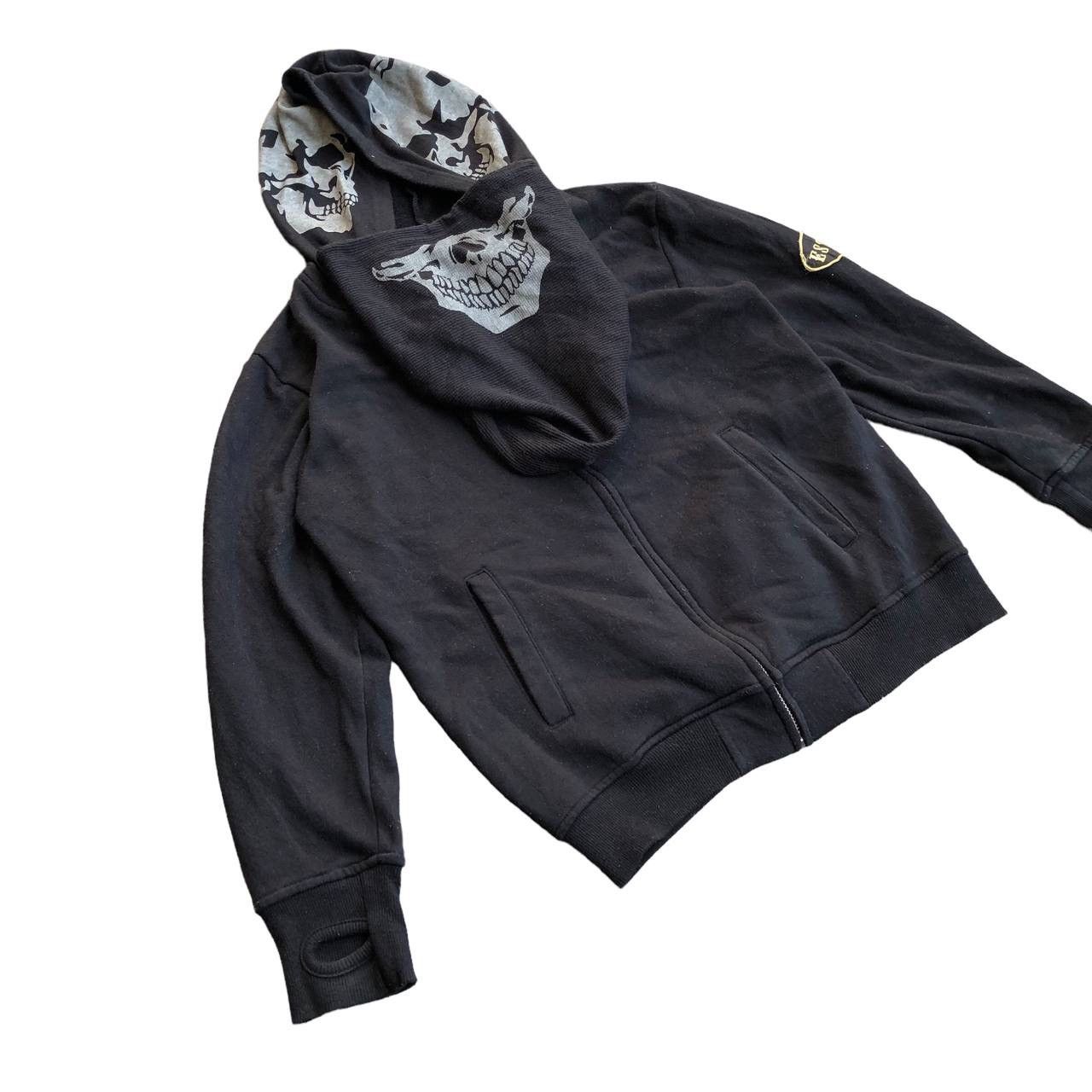 Japanese Brand RARE ESTILO SKULL HOODIE Size US L / EU 52-54 / 3 - 4 Thumbnail