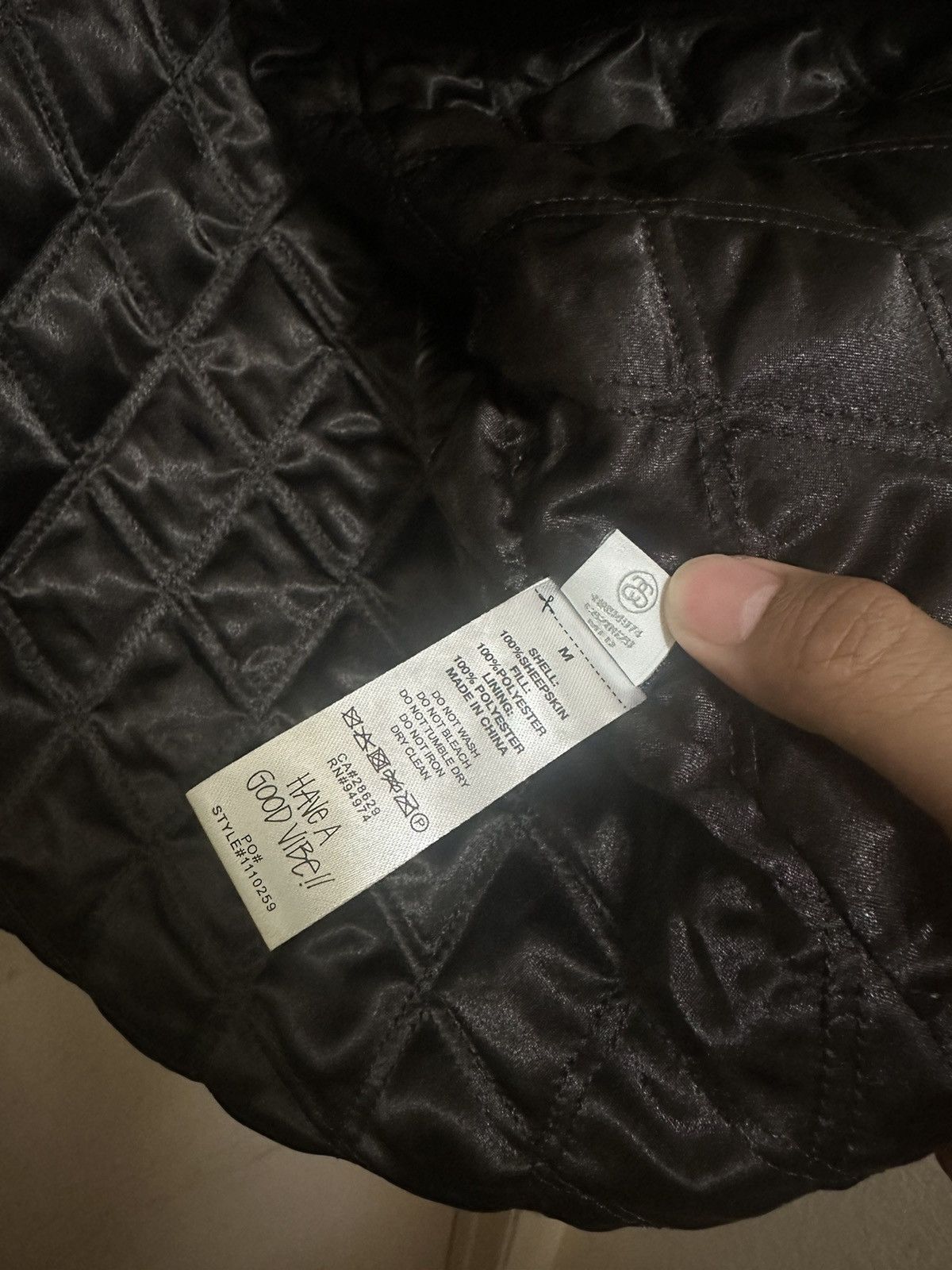 Stussy STUSSY BOXY LEATHER OVERSHIRT SIZE M | Grailed