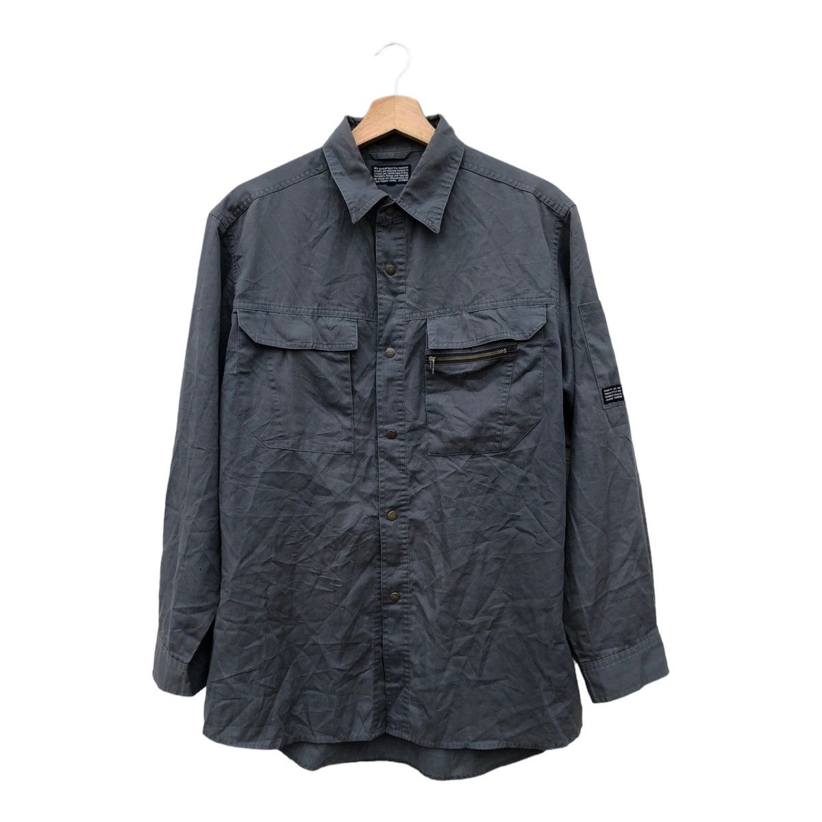 Japanese Brand Jichodo shirt button up Size US L / EU 52-54 / 3 - 1 Thumbnail