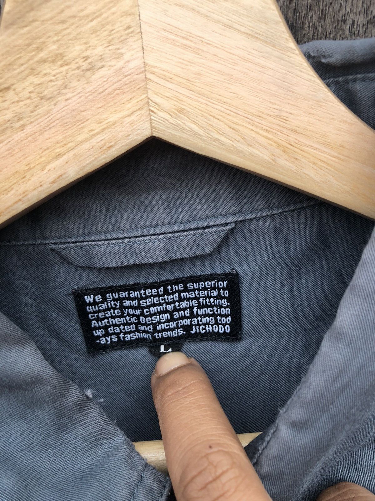 Japanese Brand Jichodo shirt button up Size US L / EU 52-54 / 3 - 5 Thumbnail