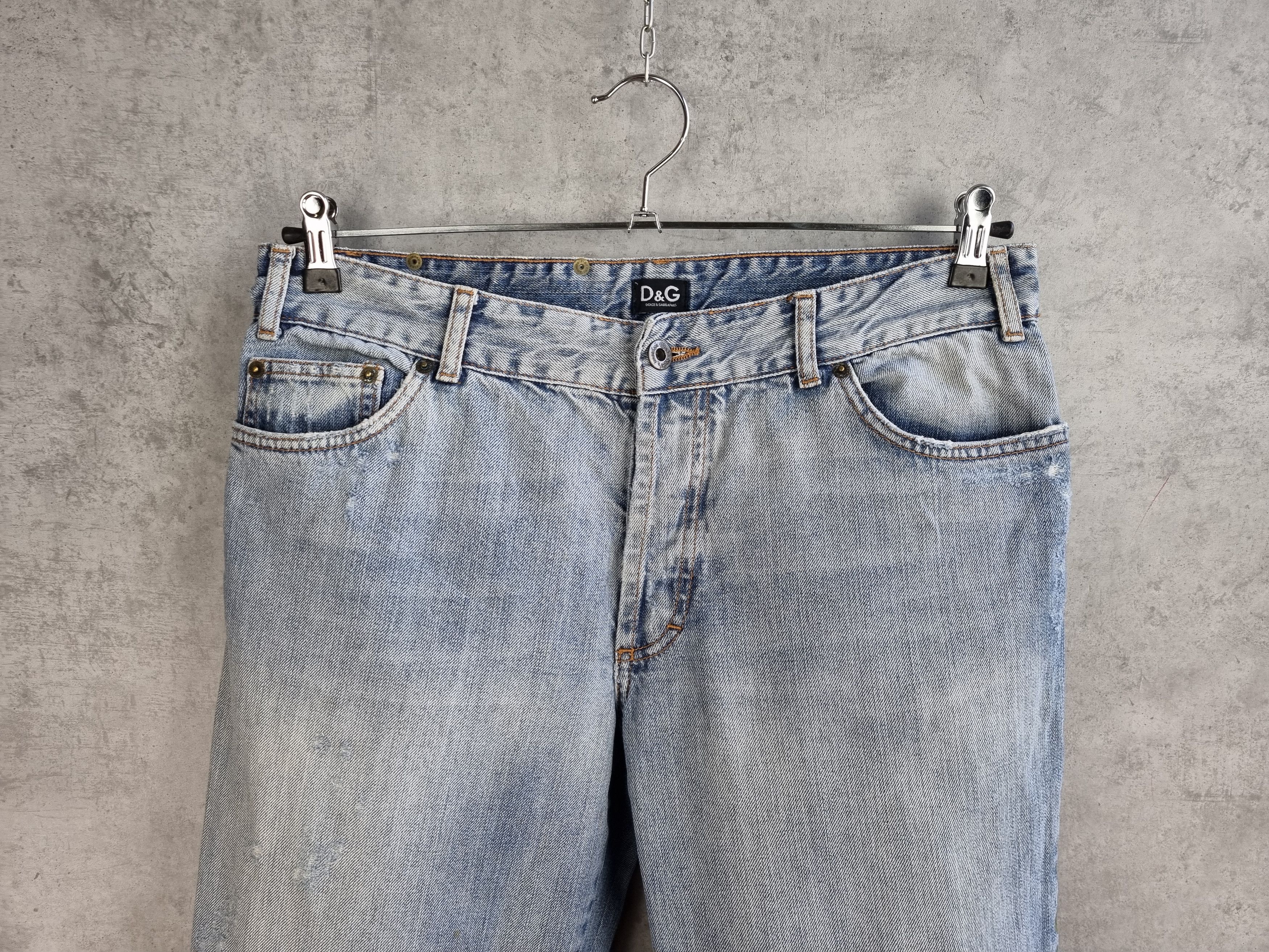 Dolce & Gabbana × Vintage Rare Golden Logo Dolce&Gabbana Vintage Jeans Made in Italy Size US 33 - 2 Thumbnail