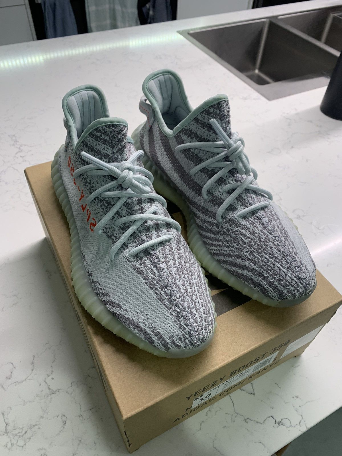 Adidas Yeezy 350 V2 Blue Tint | Grailed