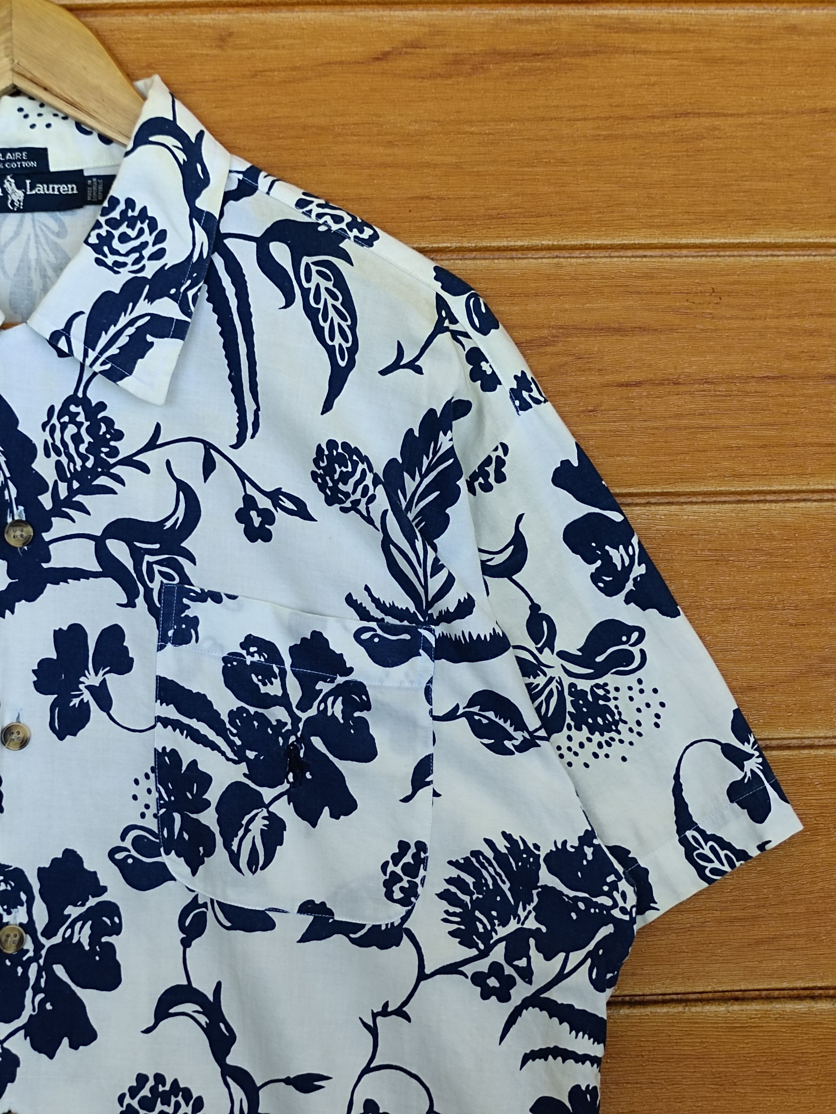 Polo Ralph Lauren Vintage 90s Hawaiian Ralph Lauren Blaire Shirt Size US L / EU 52-54 / 3 - 4 Thumbnail