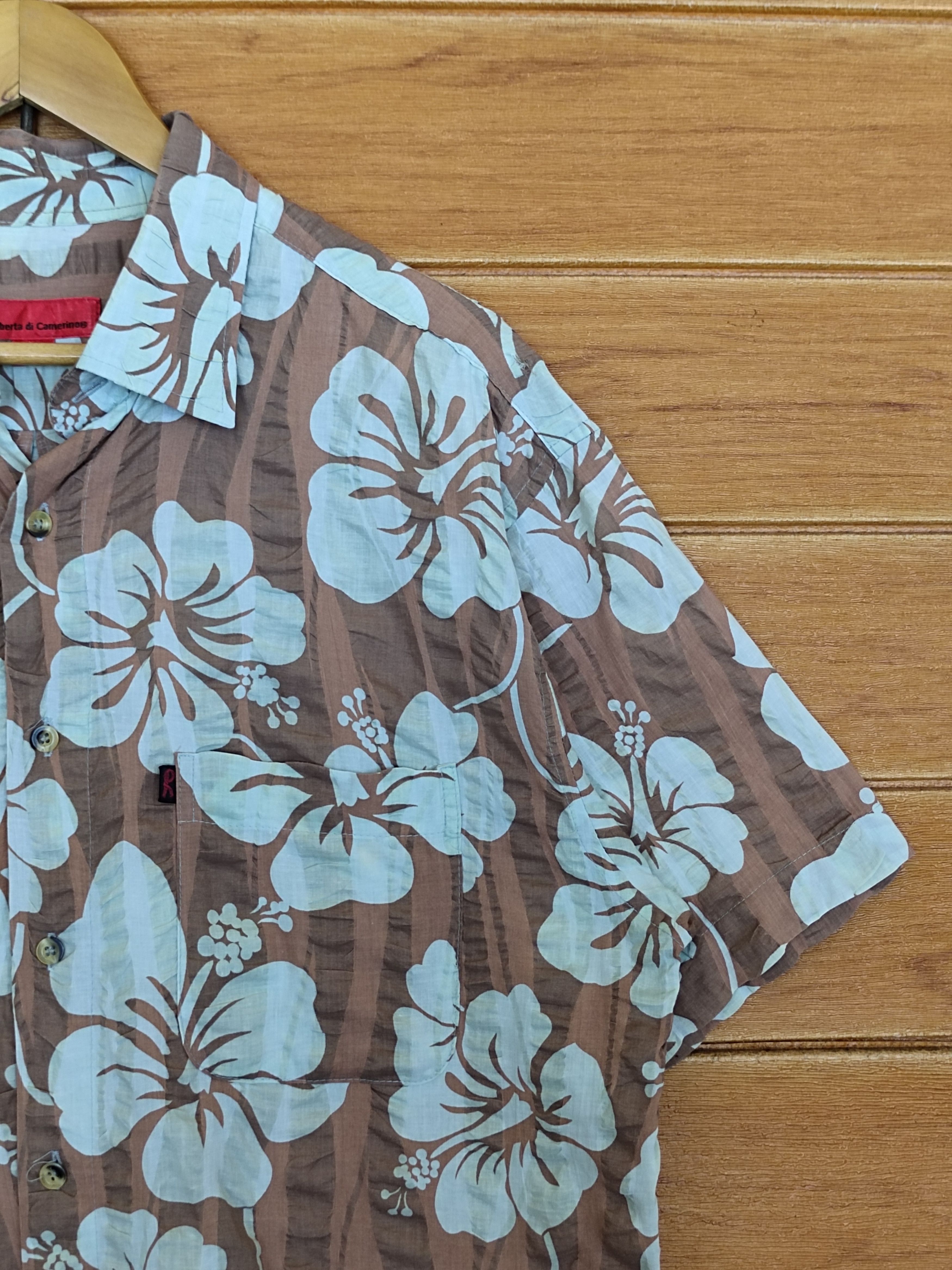 Hysteric Glamour Roberta Di Camerine Flower Hawaiian Shirt Size US L / EU 52-54 / 3 - 6 Thumbnail