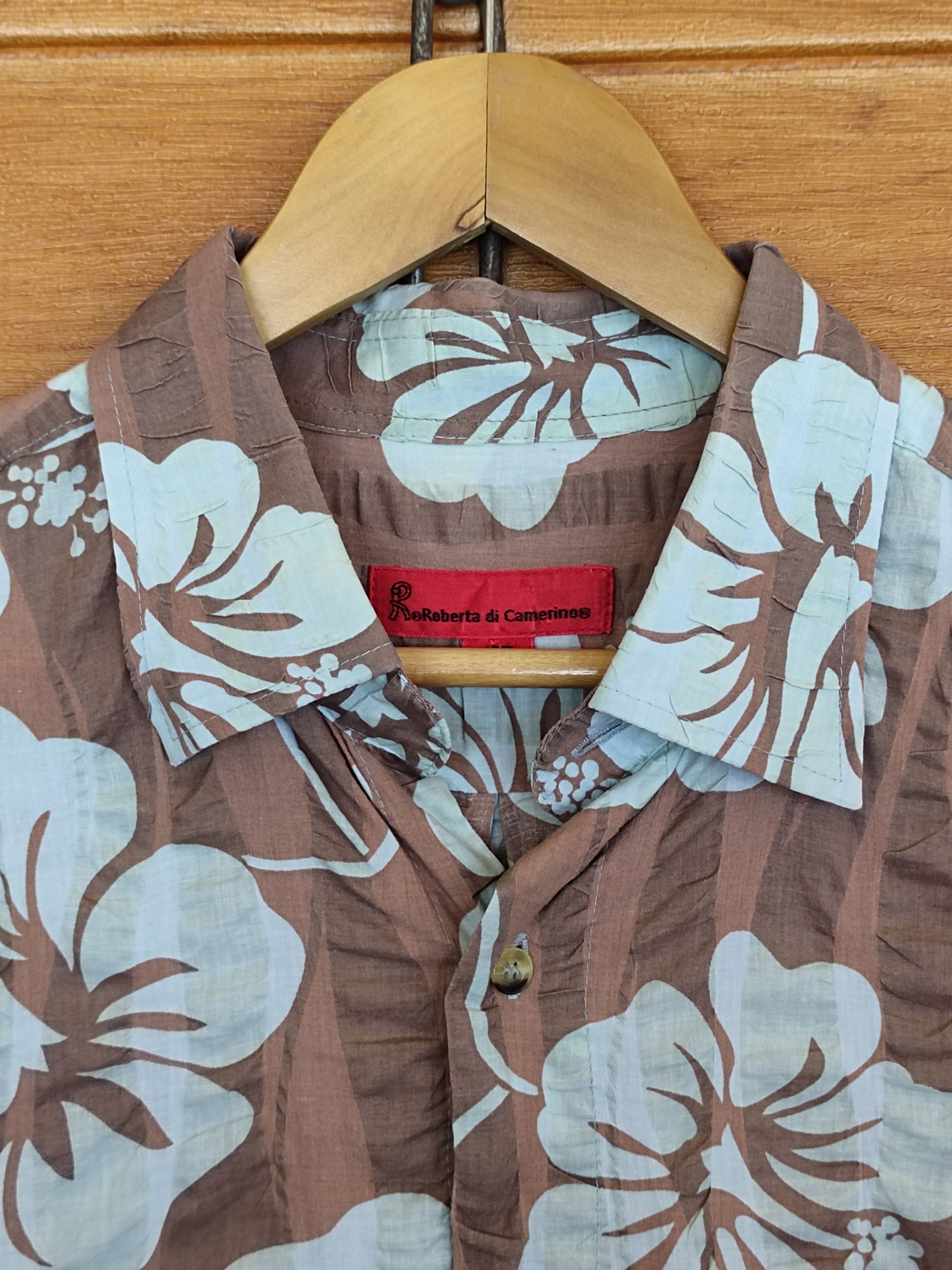 Hysteric Glamour Roberta Di Camerine Flower Hawaiian Shirt Size US L / EU 52-54 / 3 - 5 Thumbnail