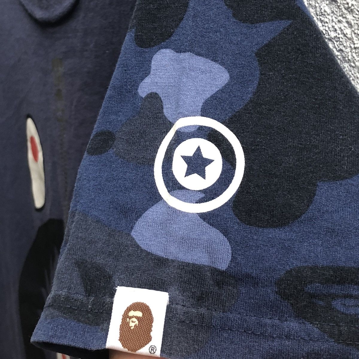 Bape Color Camo Shark Tee Size US M / EU 48-50 / 2 - 7 Thumbnail