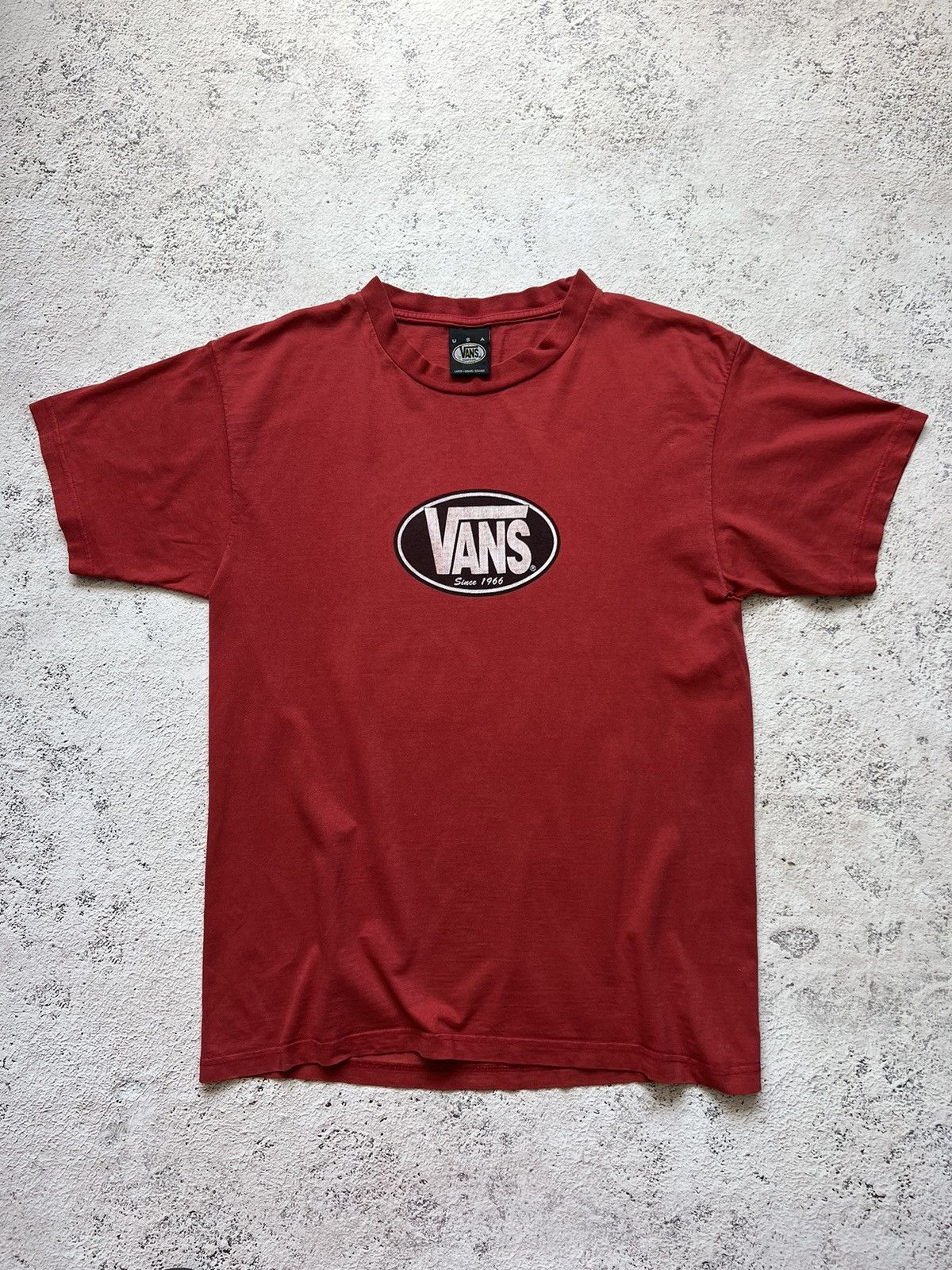 Vans Vans Vintage Tee Skateboarding Size US L / EU 52-54 / 3 - 4 Thumbnail