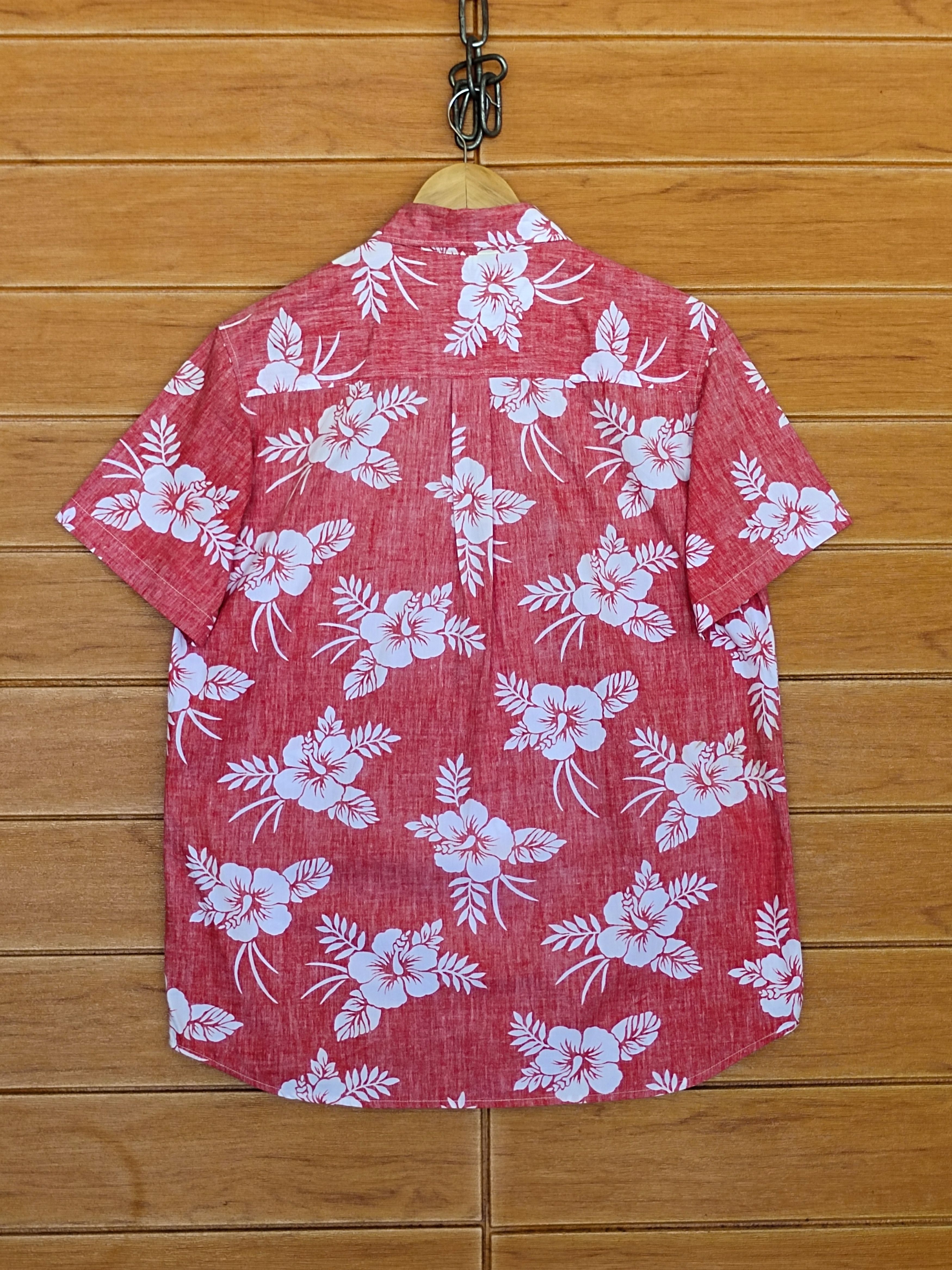 Replay Vtg 90s Sport Replay Reverse Print Hibiscus Hawaiian Shirt Size US M / EU 48-50 / 2 - 8 Thumbnail