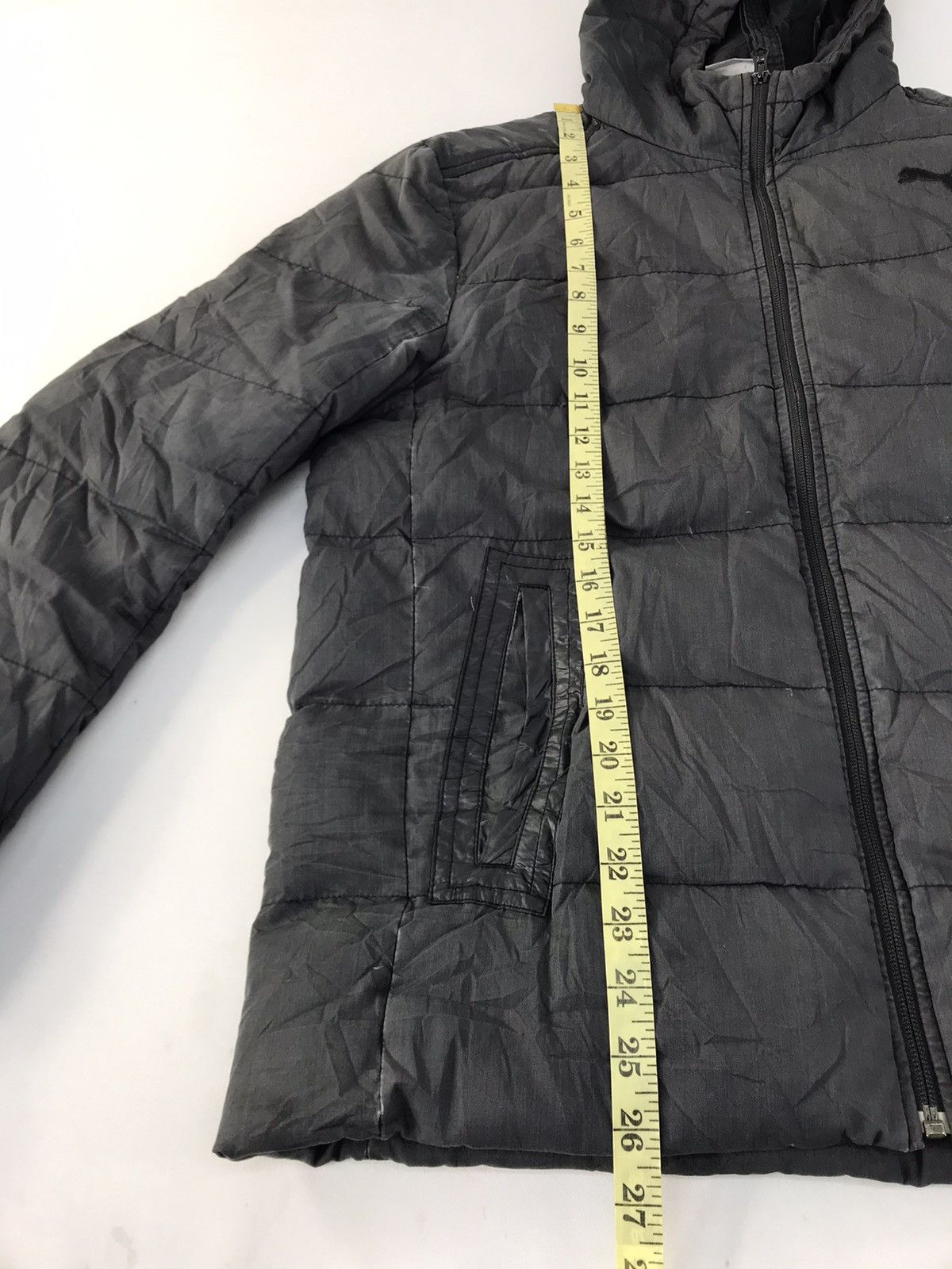 Puma Puma Black Puffer Quilted Jacket Zipper Style Size US L / EU 52-54 / 3 - 13 Thumbnail