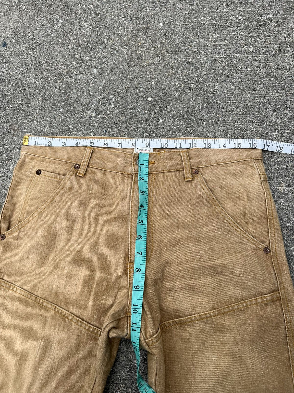 Eternal Eternal Bitchu Kurashiki Union Made Japan Patchwork Denim Size US 32 / EU 48 - 2 Thumbnail