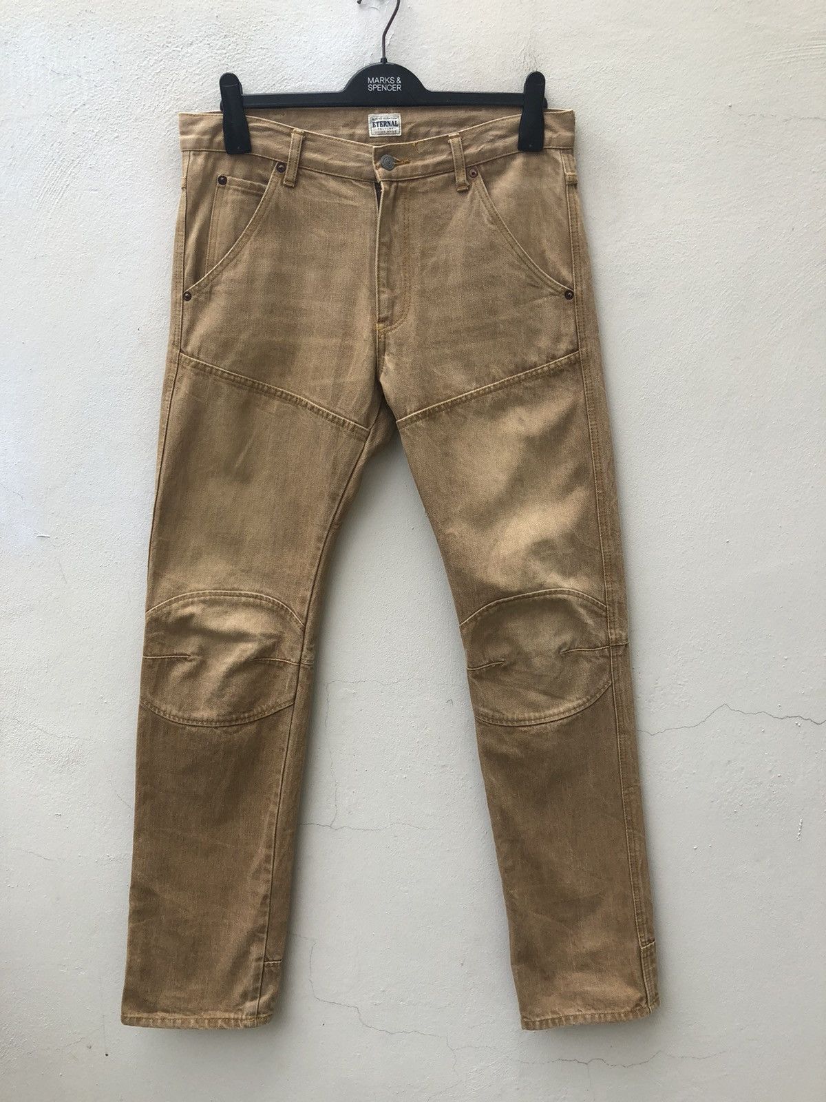 Eternal Eternal Bitchu Kurashiki Union Made Japan Patchwork Denim Size US 32 / EU 48 - 6 Thumbnail