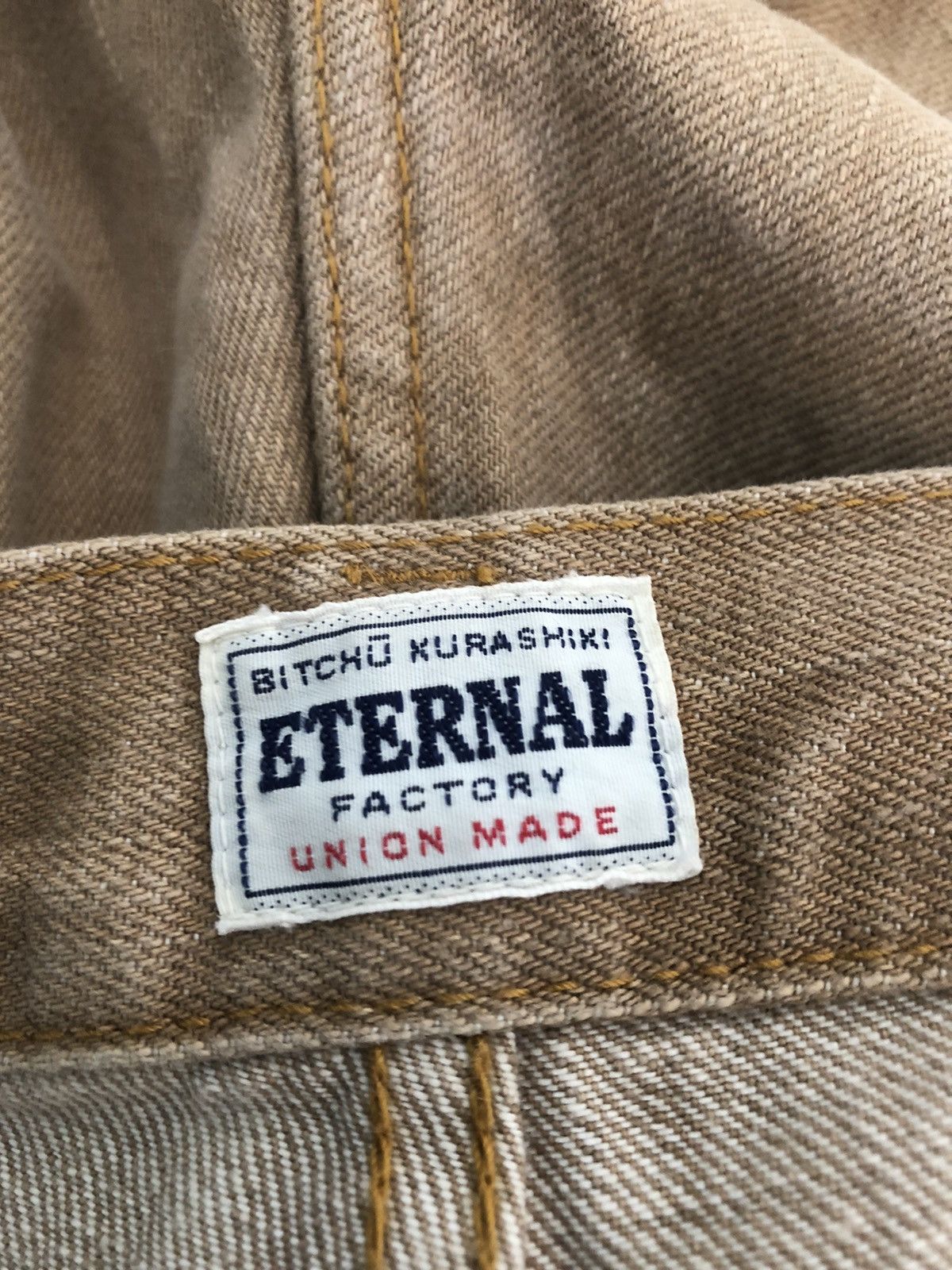 Eternal Eternal Bitchu Kurashiki Union Made Japan Patchwork Denim Size US 32 / EU 48 - 17 Thumbnail