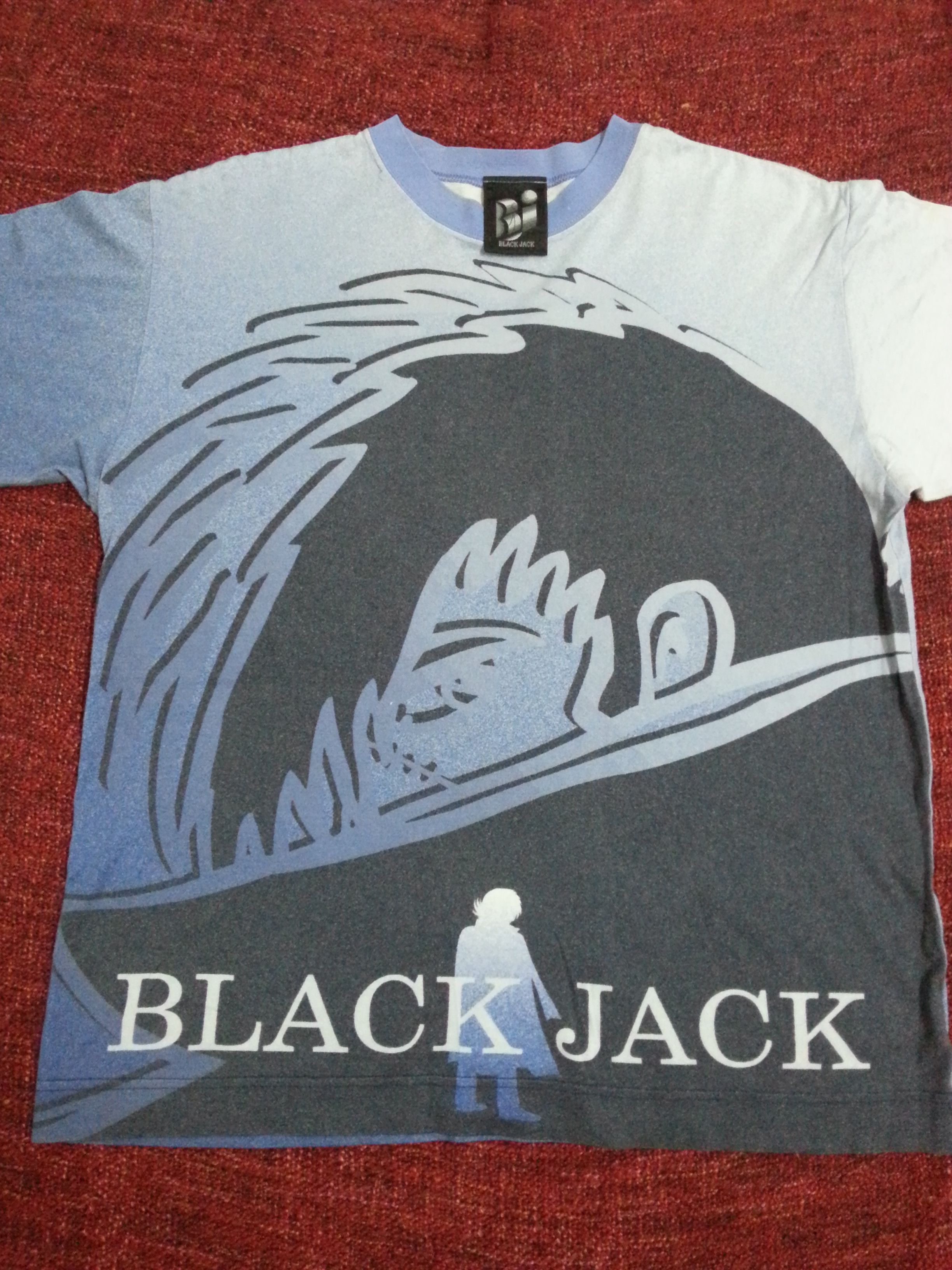 Vintage 90s rare AOP anime Black Jack Tee Astro Boy