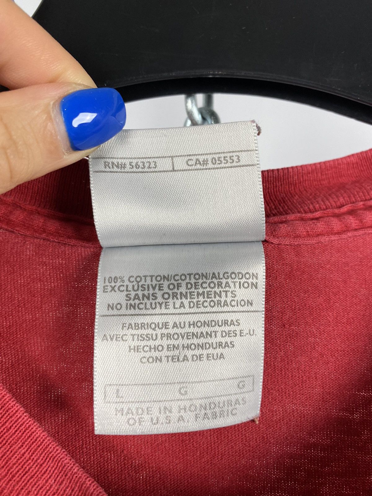 Nike Nike red T-shirts vintage swoosh size L Size US L / EU 52-54 / 3 - 4 Thumbnail