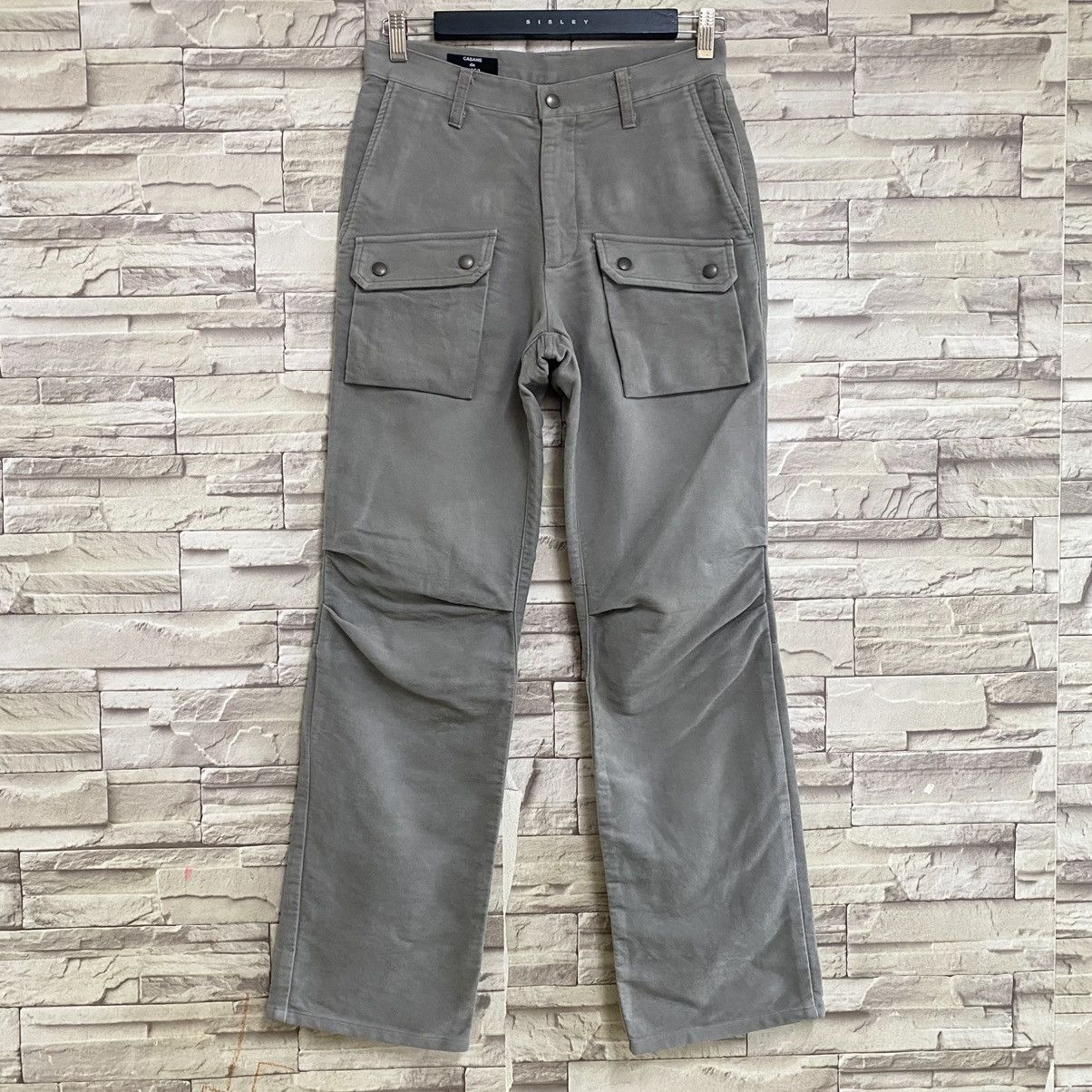 CABANE de ZUCCa Cabane De Zucca Moleskin Cotton Cargo Pants Size US 29 - 3 Thumbnail